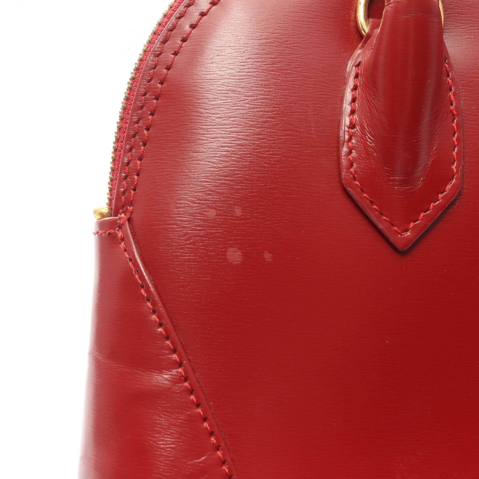 Yves Saint Laurent Red Color Leather Handbag (Pre-Owned)