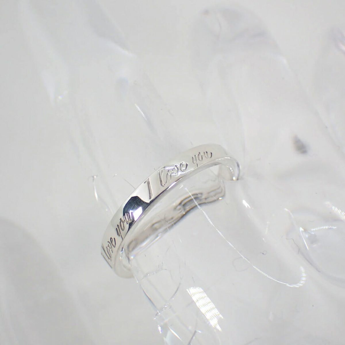 Tiffany Sterling Silver 925 Band Ring (Pre-Owned)