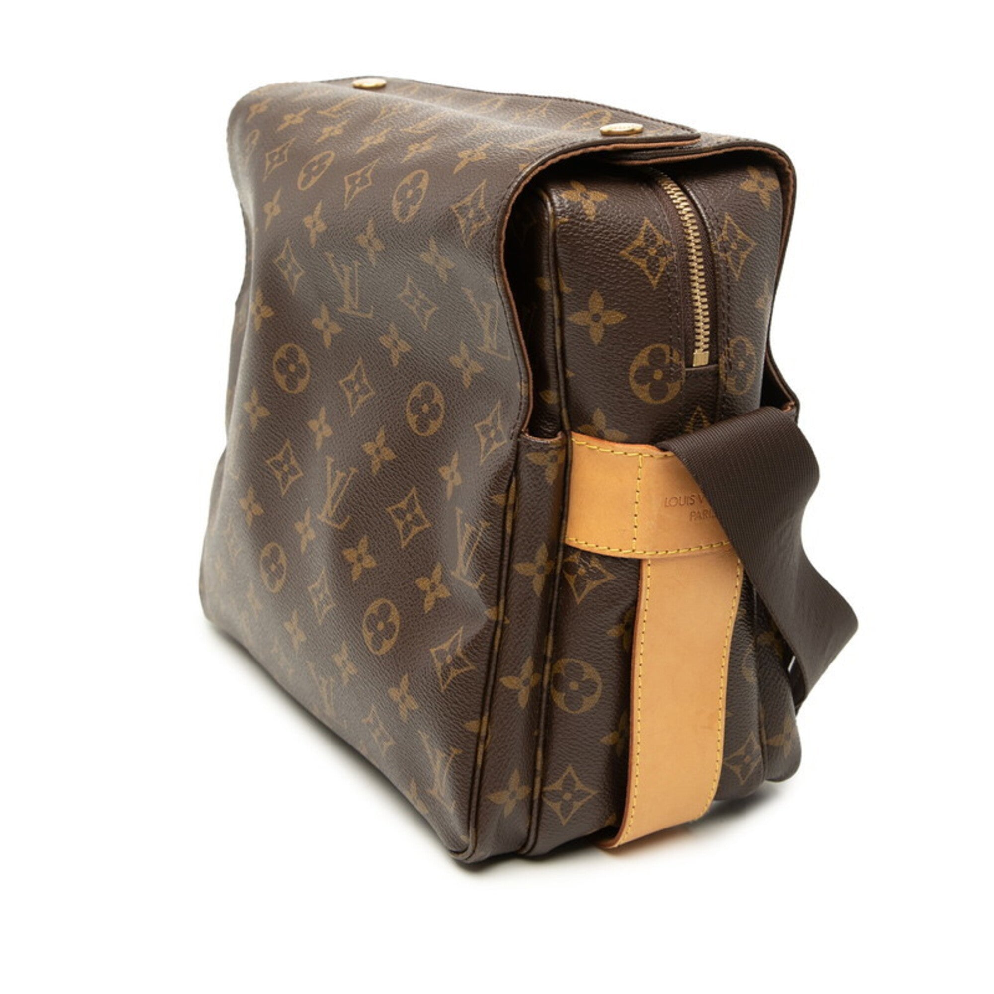 Louis Vuitton Brown Pvc Leather Shoulder Bag (Pre-Owned)
