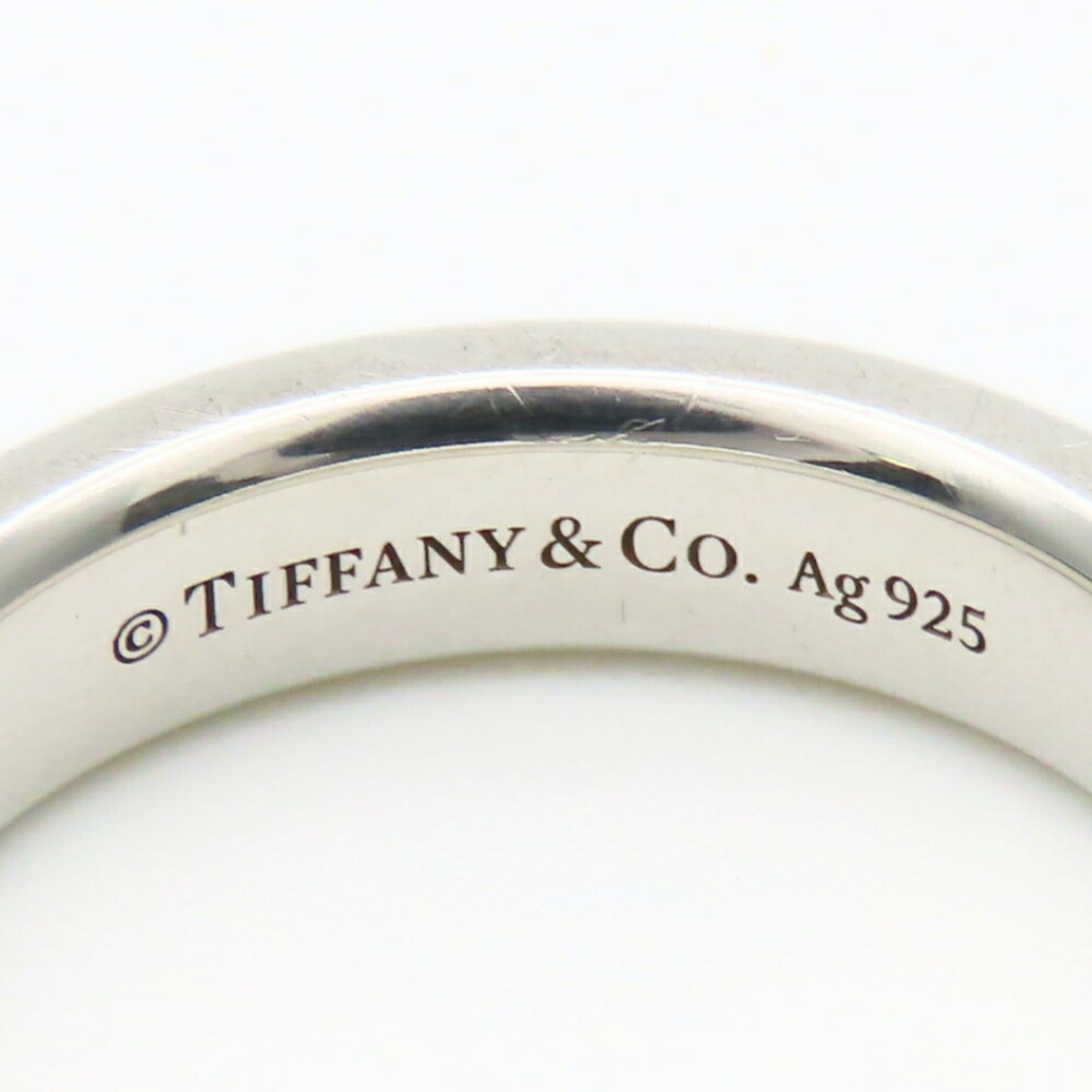 Tiffany Silver Silver 925 Band Ring (Pre-Owned)