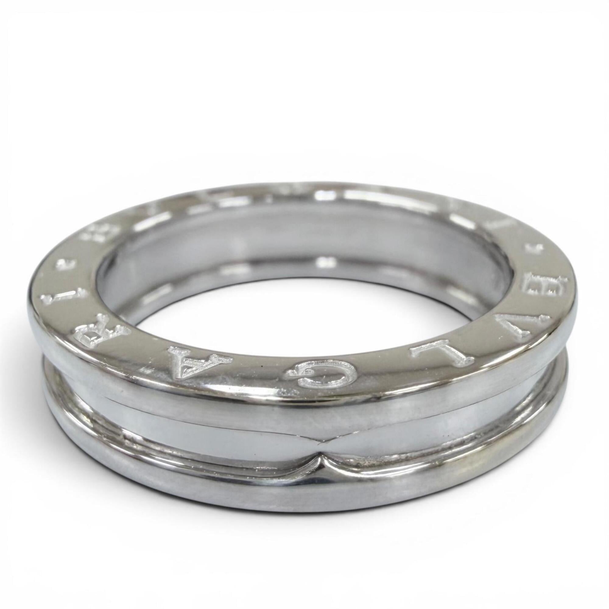 Bvlgari White Gold White Gold (18K) Band Ring (Pre-Owned)