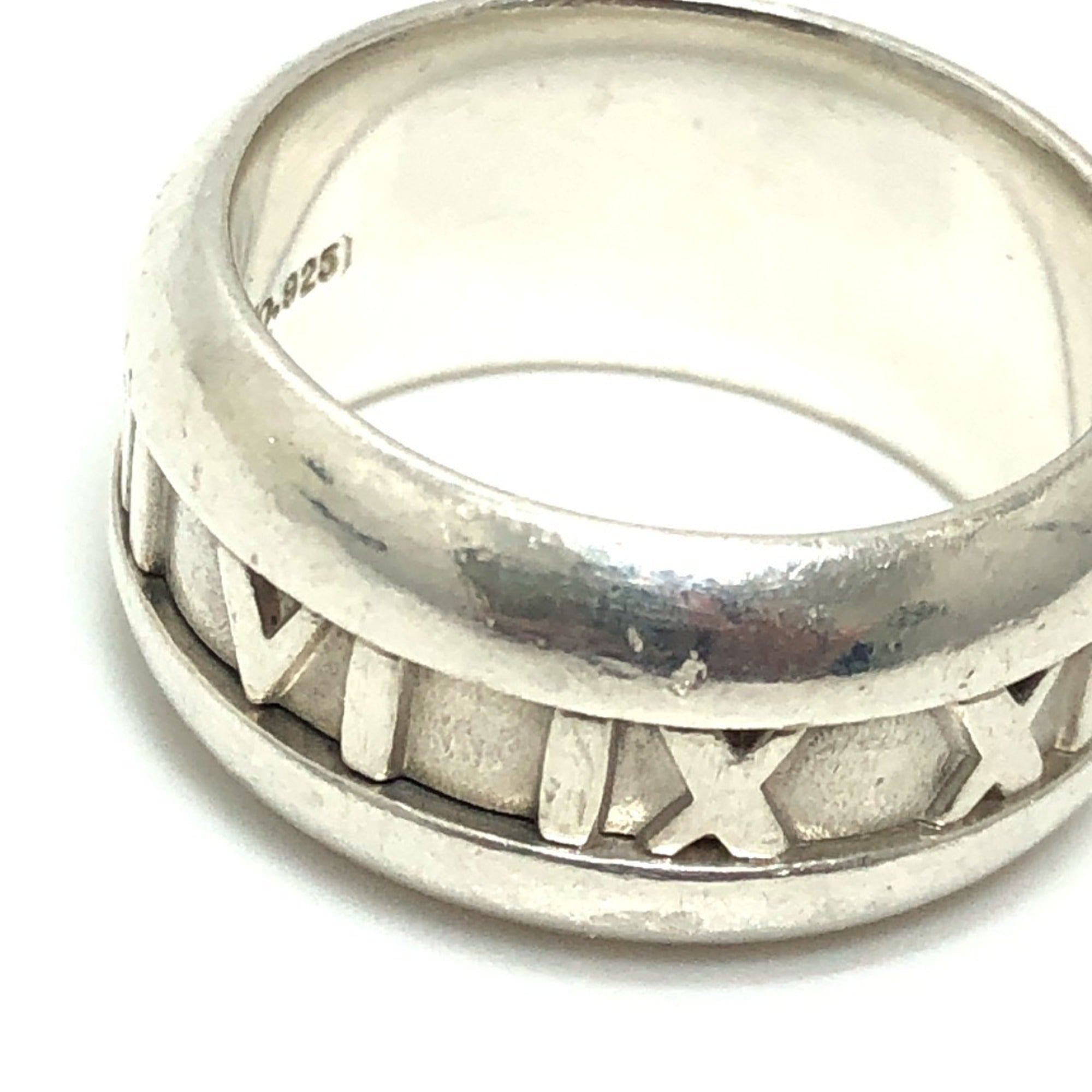 Tiffany Silver Silver 925 Band Ring (Pre-Owned)