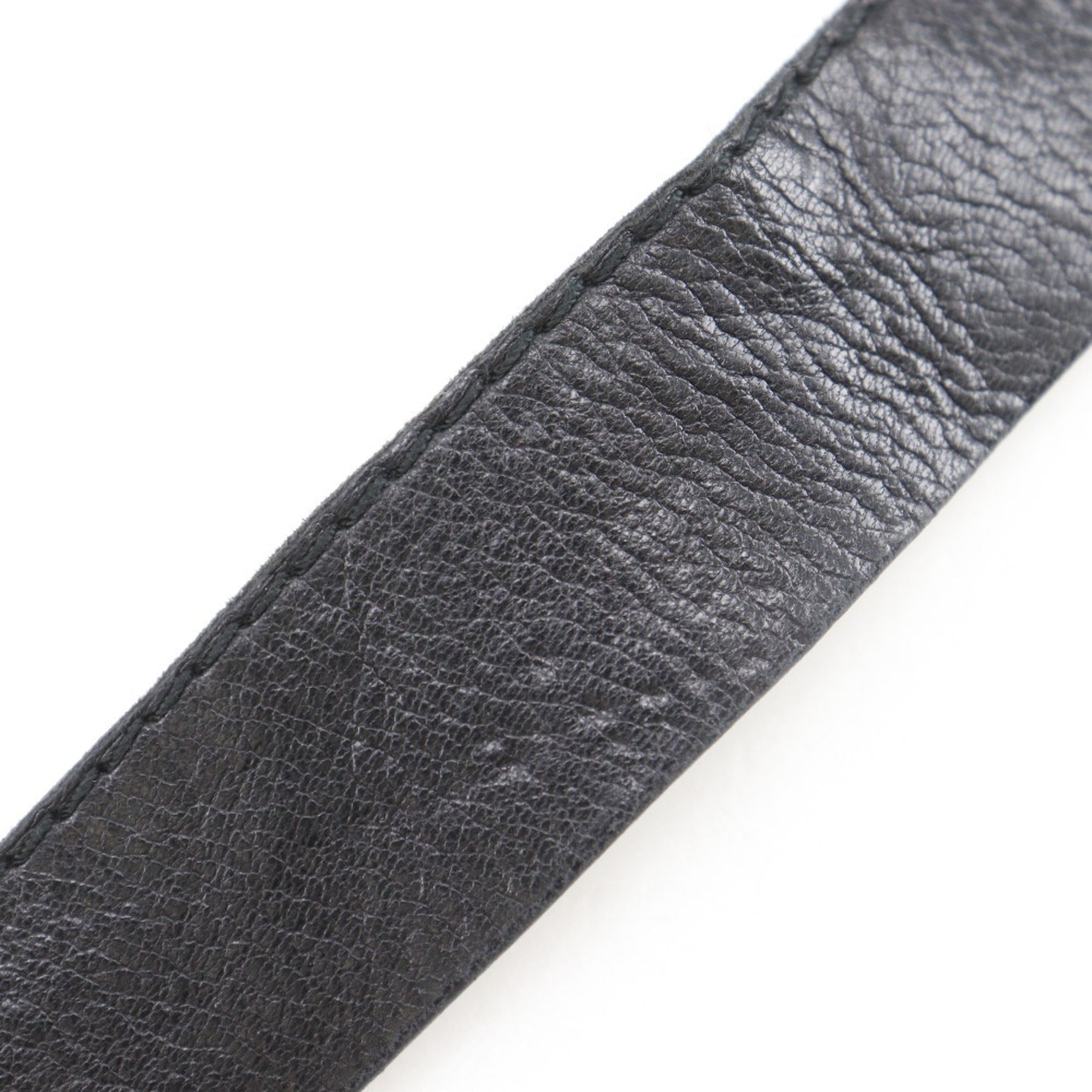 Hermes Black Leather Shoulder Bag (Pre-Owned)