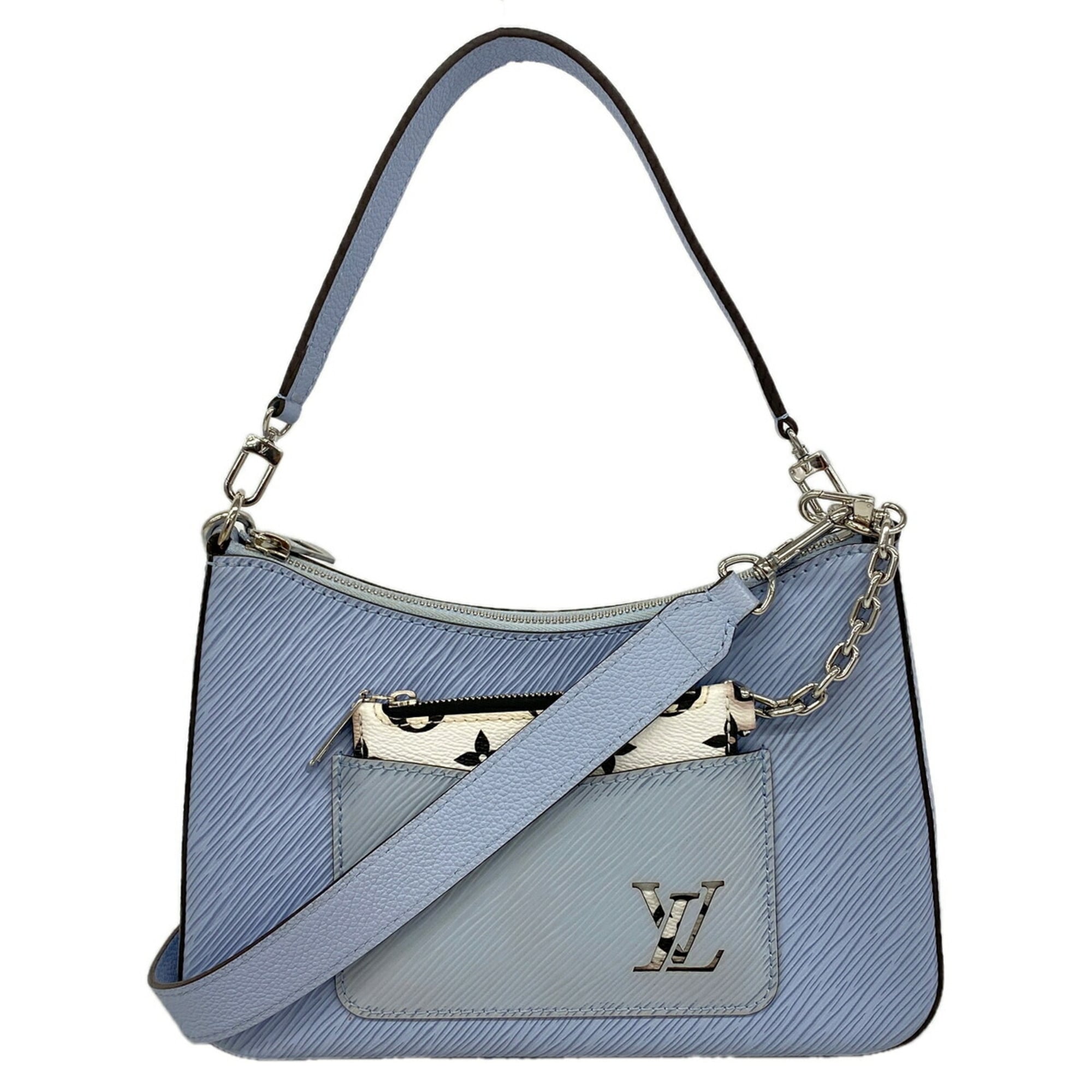 Louis Vuitton Blue Handbag (Pre-Owned)