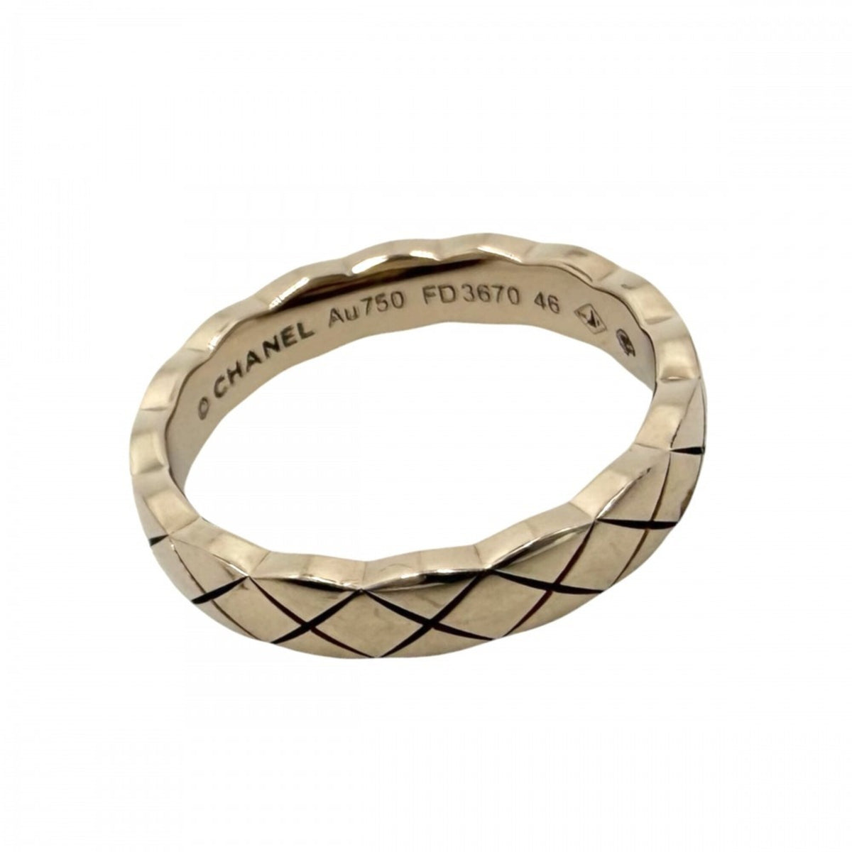 Chanel Pink Gold (18K) Band Ring (Pre-Owned)