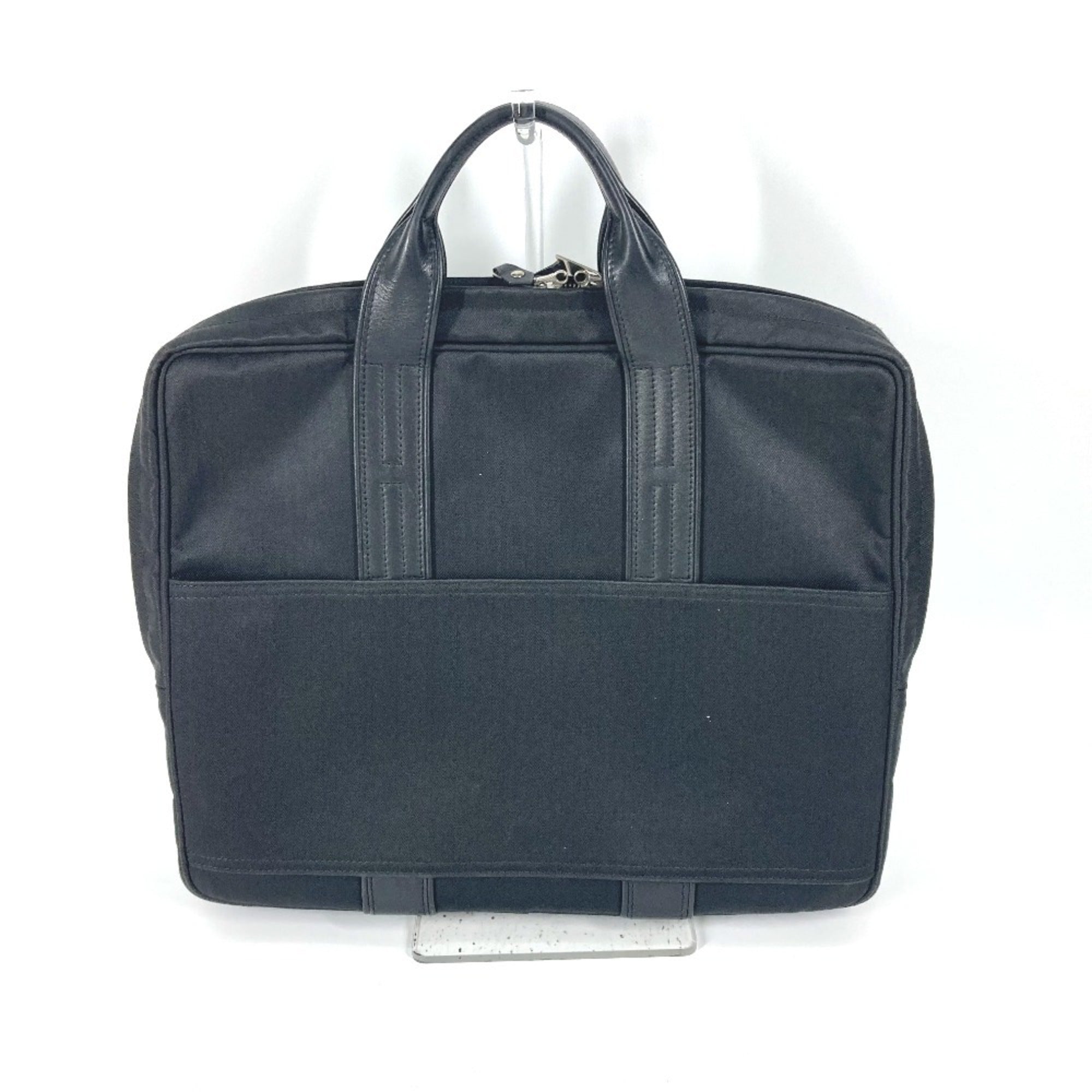 Hermes Acapulco Black Nylon Handbag Tote Bag (Pre-Owned)