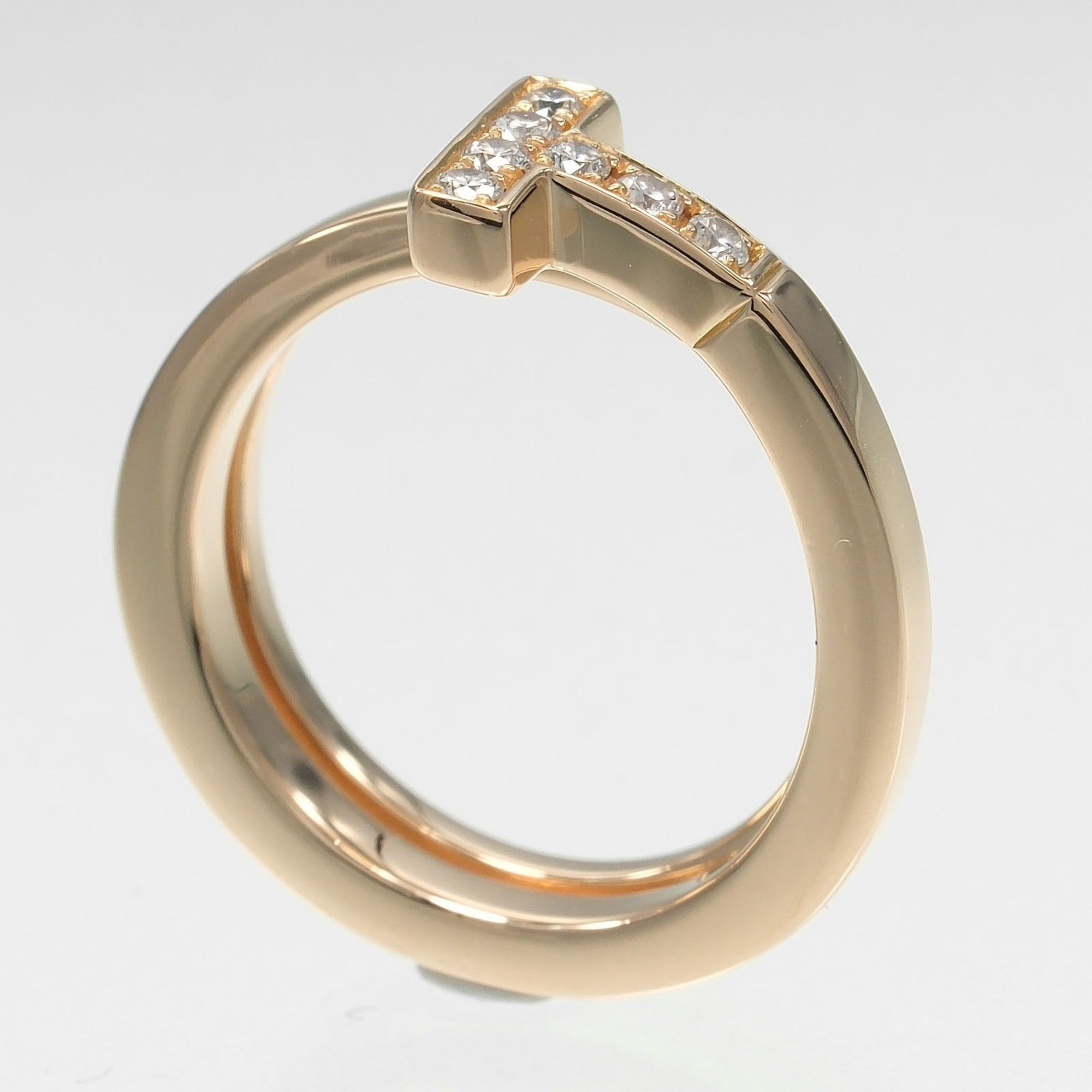 Tiffany Pink Gold (18K) Band Ring (Pre-Owned)
