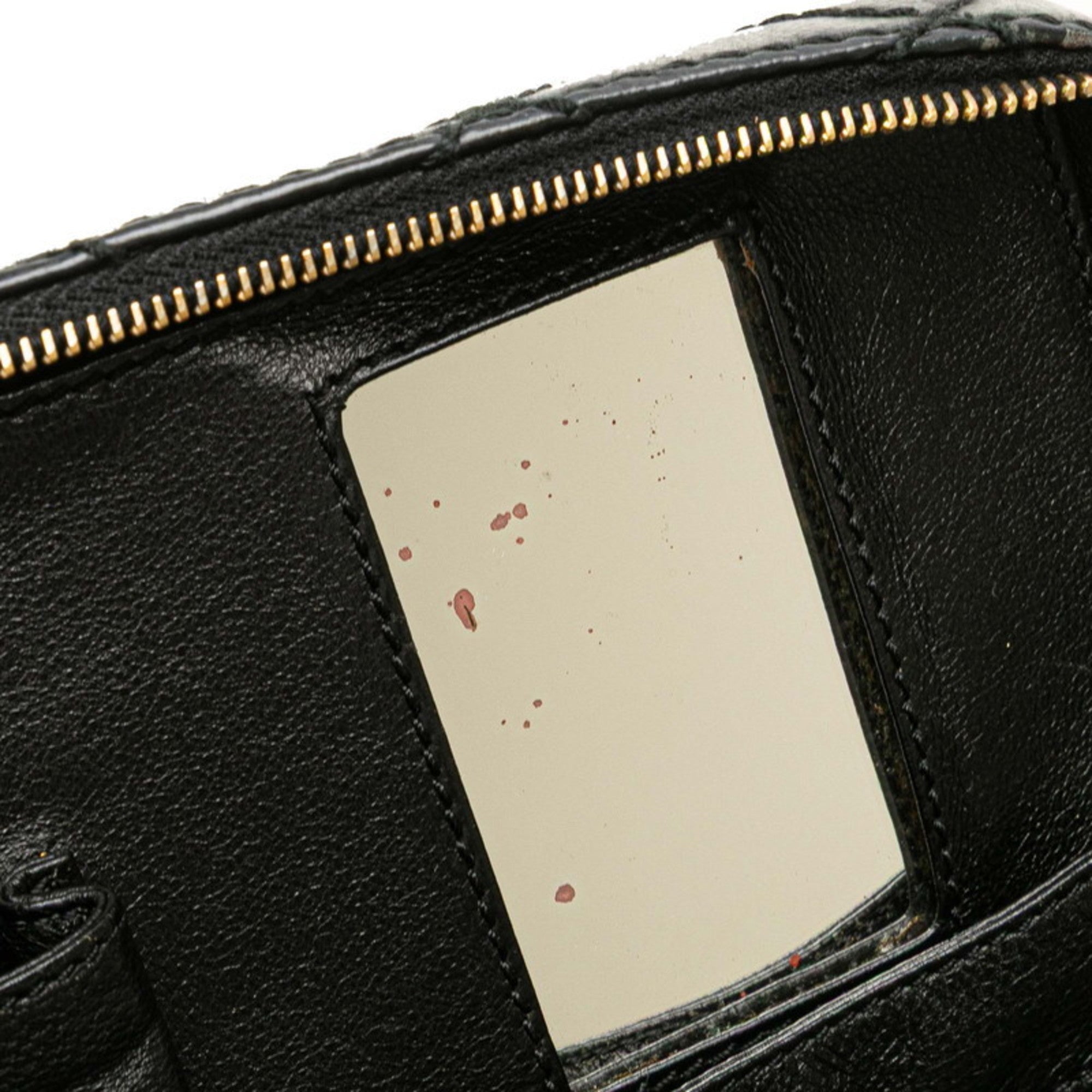 Chanel Black Leather Vanity Bag (Pre-Owned)