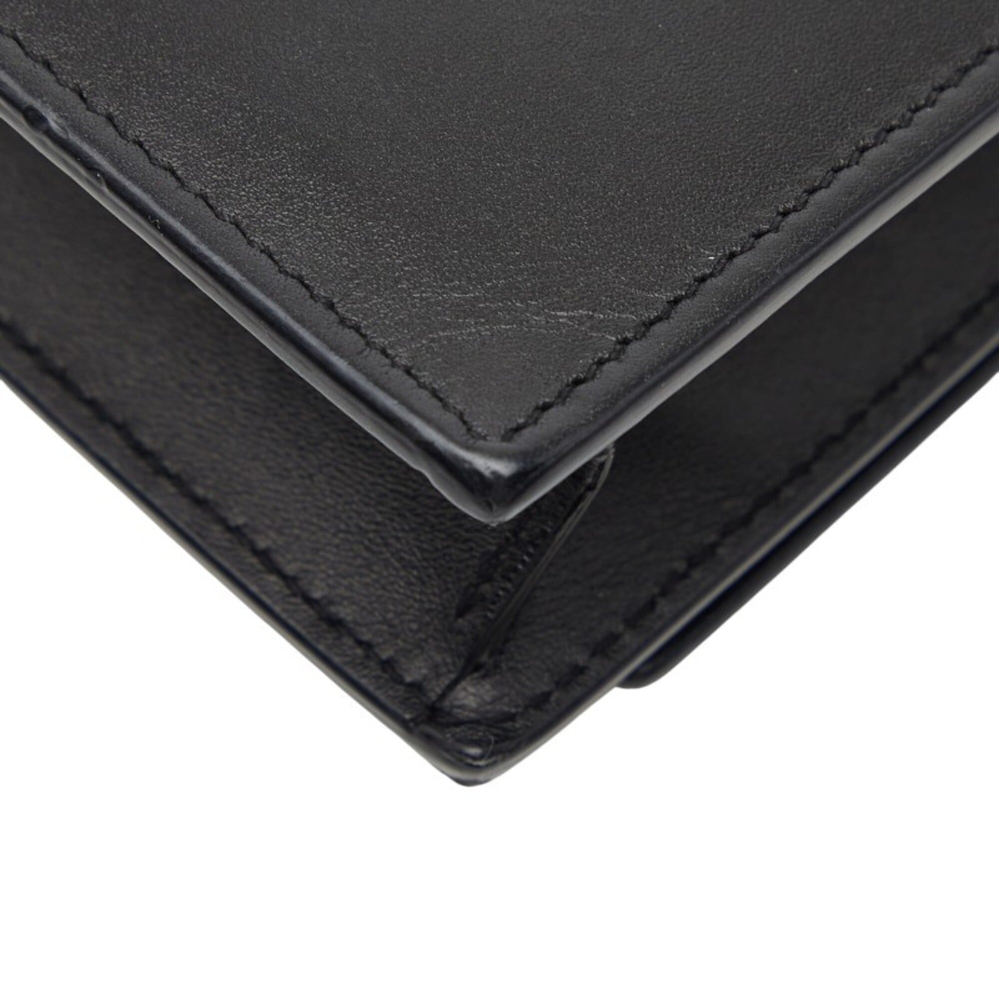 Saint Laurent Black Leather Shoulder Bag (Pre-Owned)
