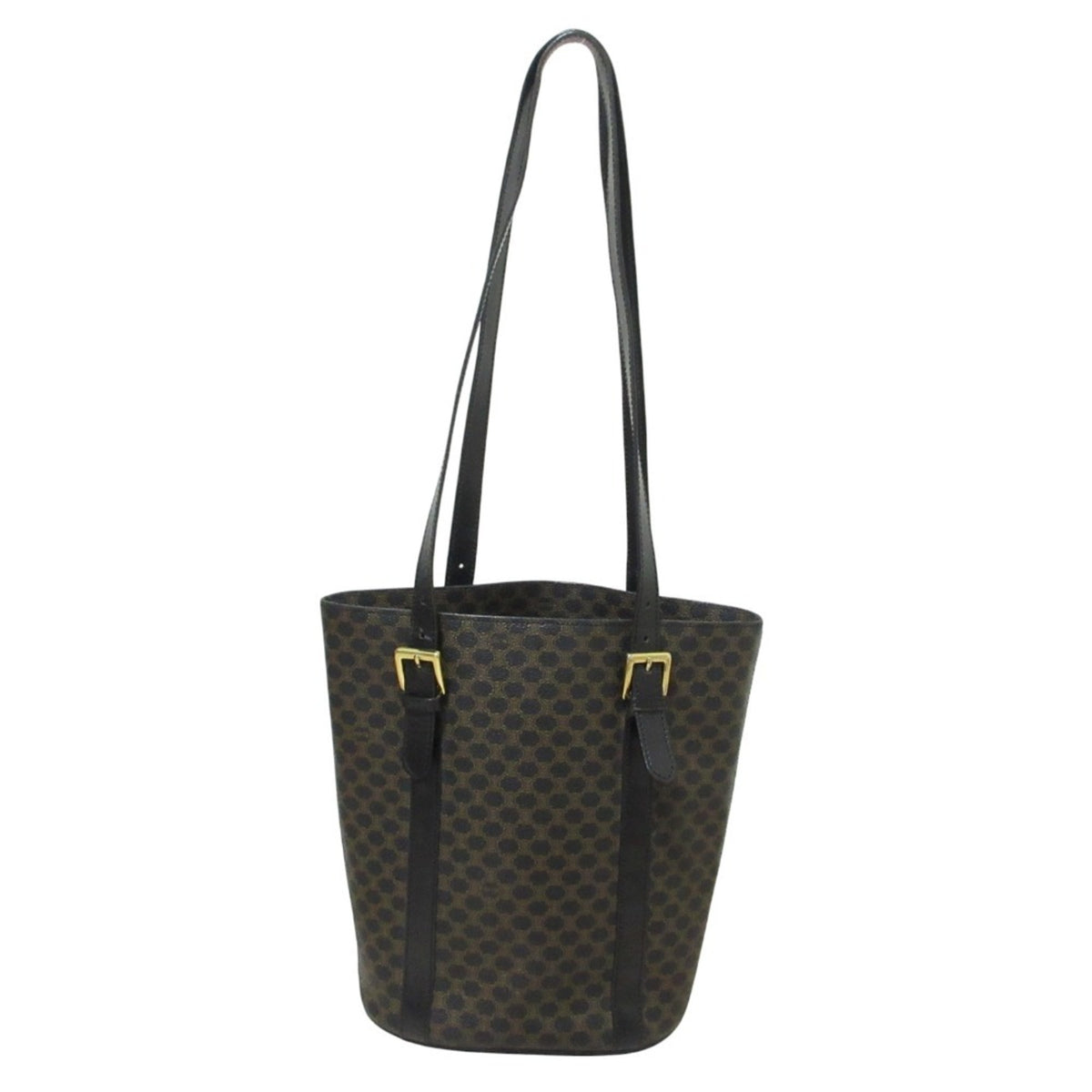 Celine Black Brown Shoulder Bag Tote Bag (Pre-Owned)