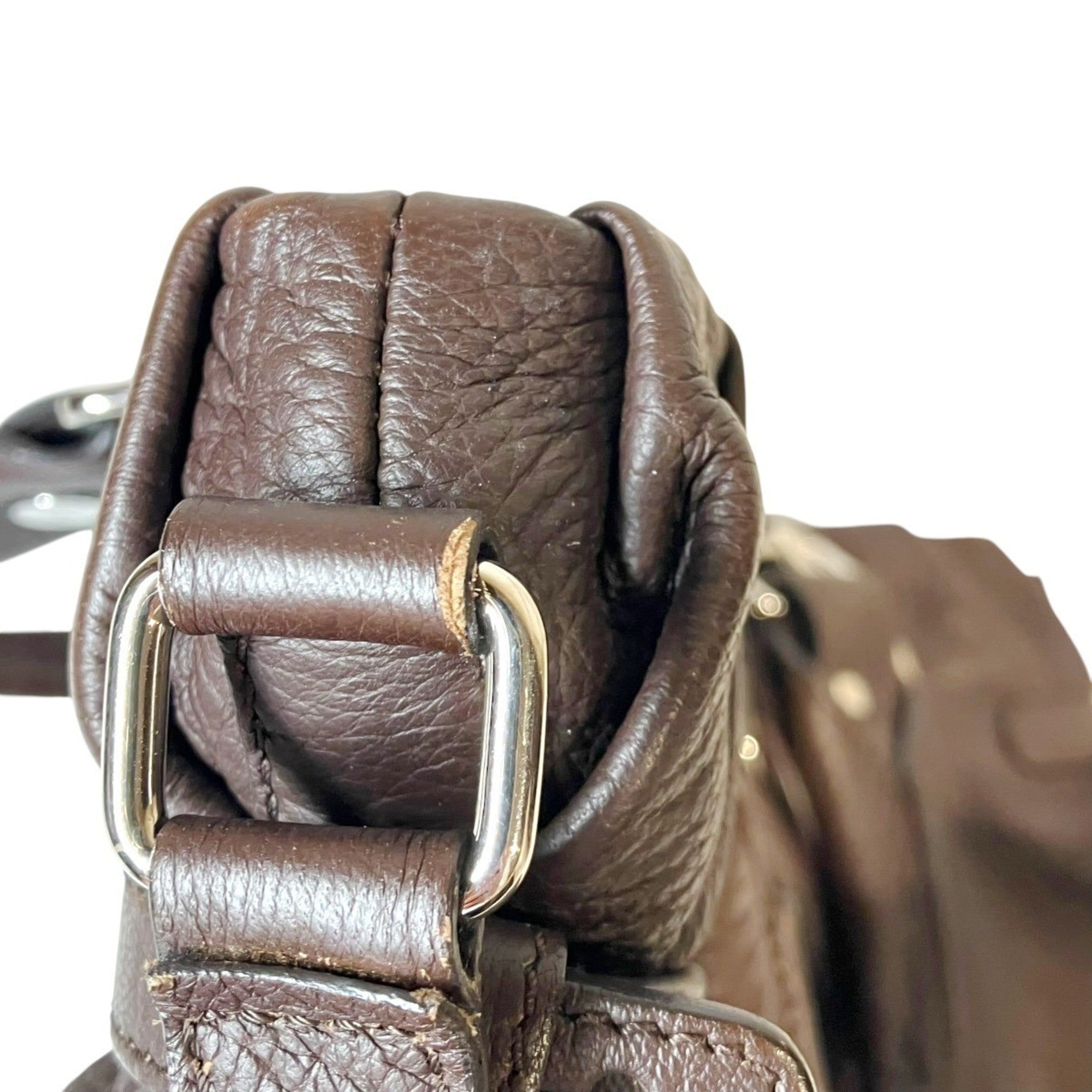 Celine Dark Brown Leather Handbag (Pre-Owned)