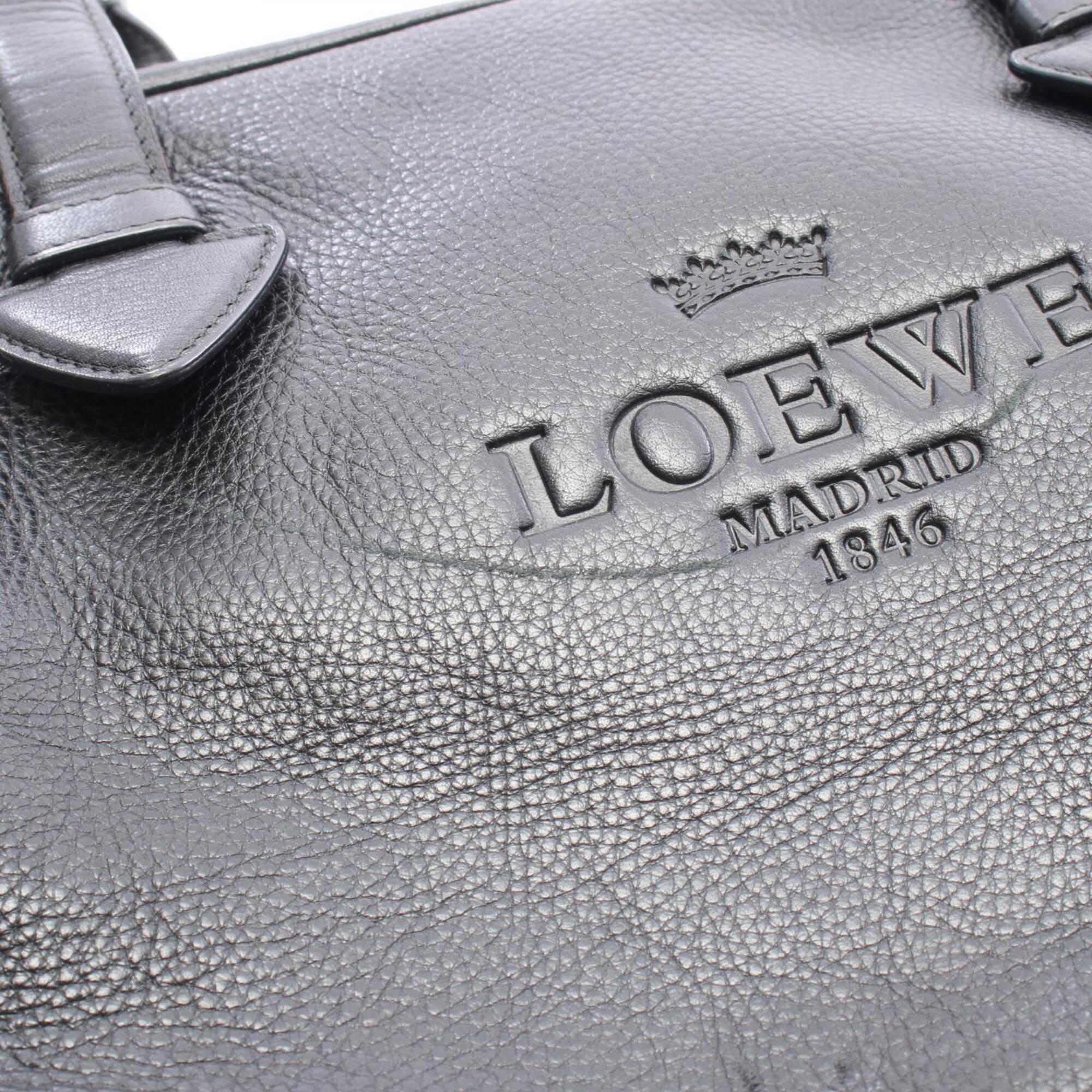 Loewe Black Leather Handbag (Pre-Owned)