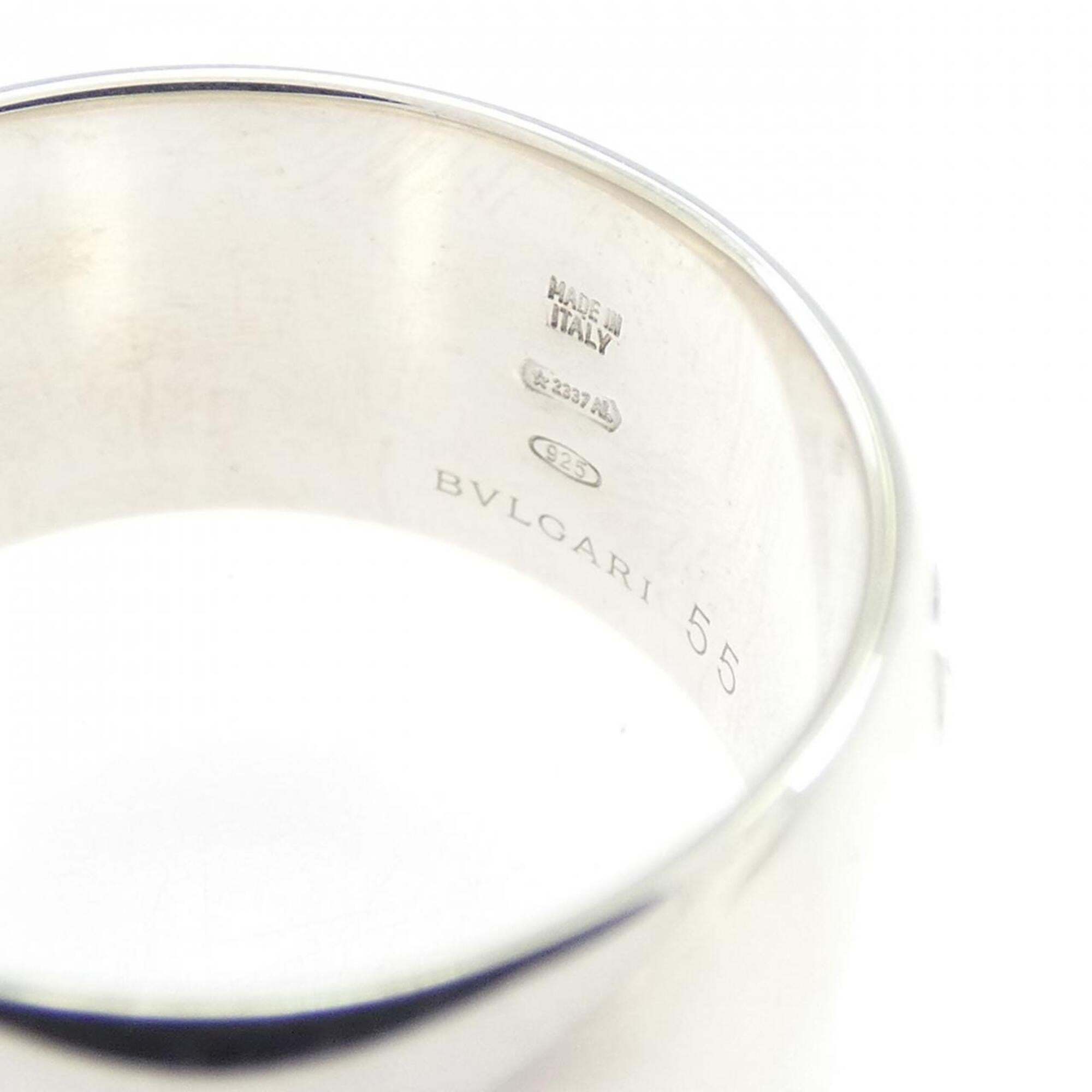 Bvlgari Silver Silver 925 Band Ring (Pre-Owned)