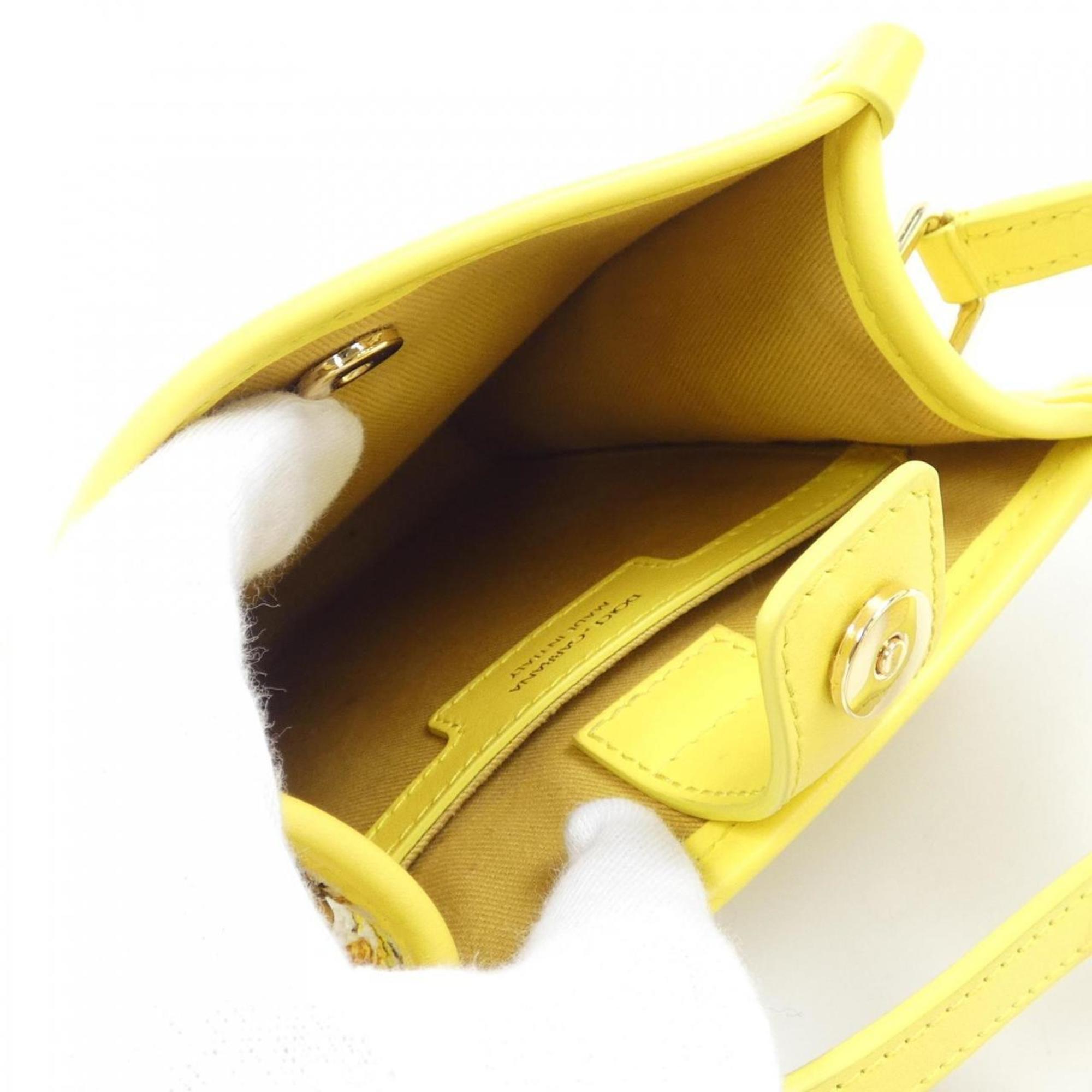 Dolce & Gabbana White Yellow Handbag (Pre-Owned)