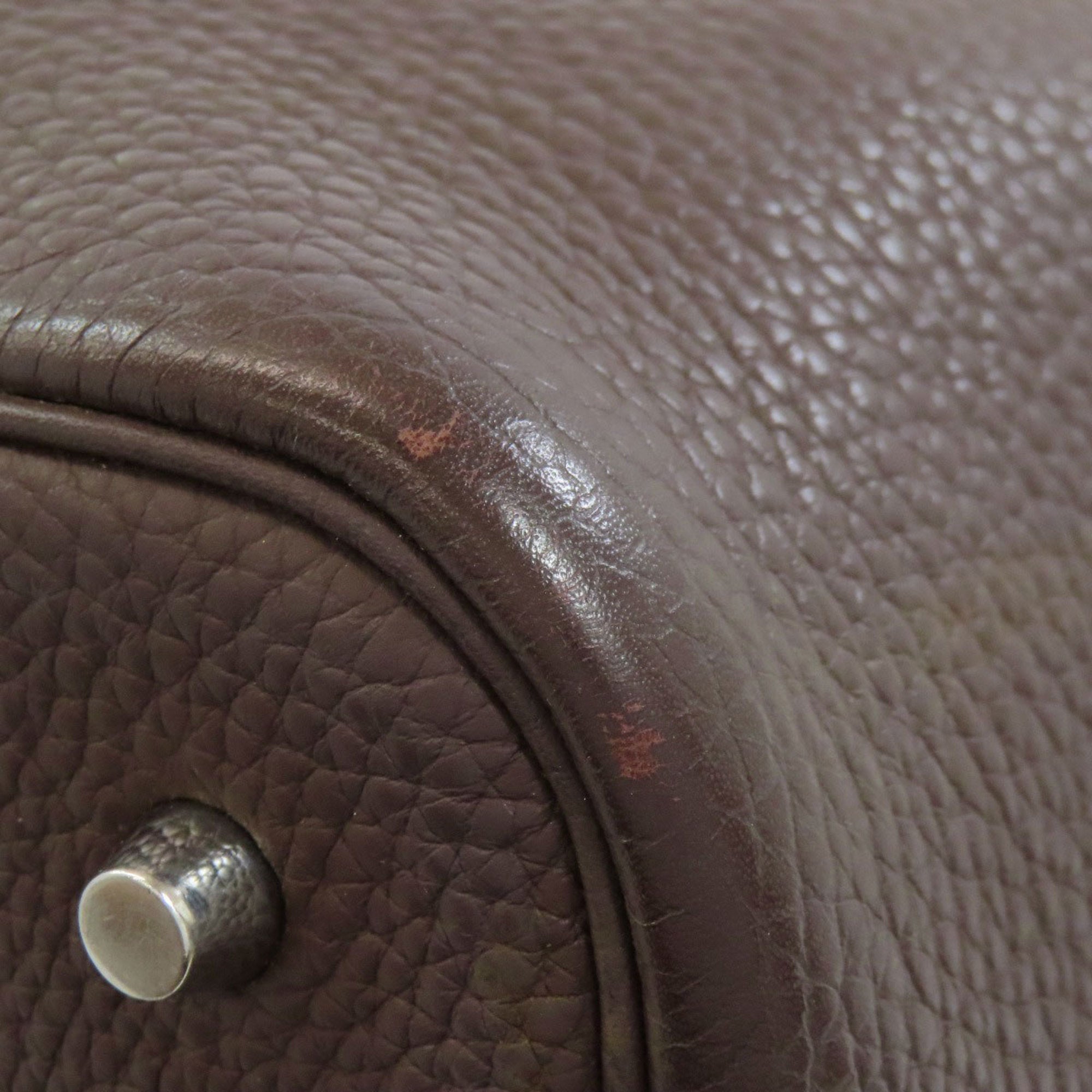 Hermes Brown Leather Handbag (Pre-Owned)