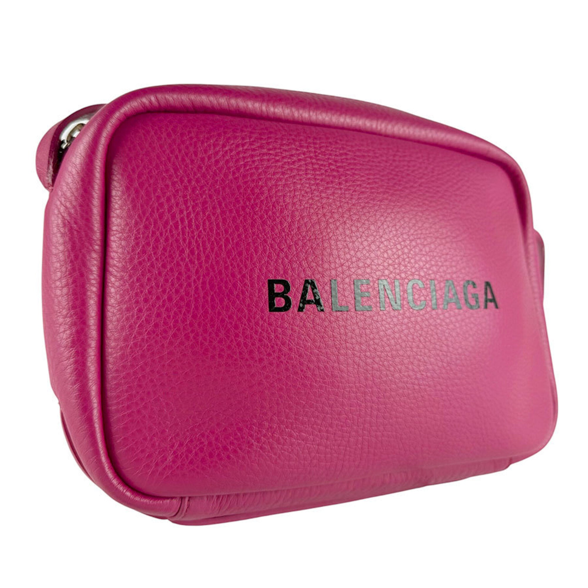 Balenciaga Pink Leather Shoulder Bag (Pre-Owned)