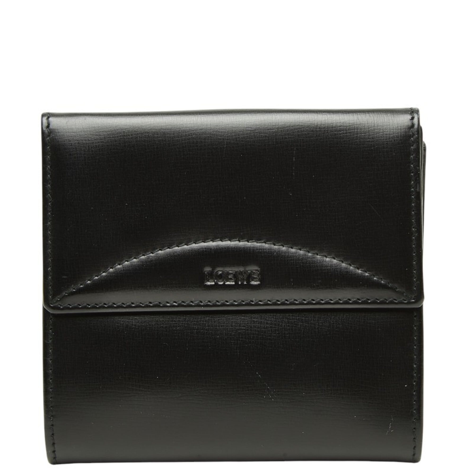Loewe Black Leather Wallet (Bi-Fold) (Pre-Owned)