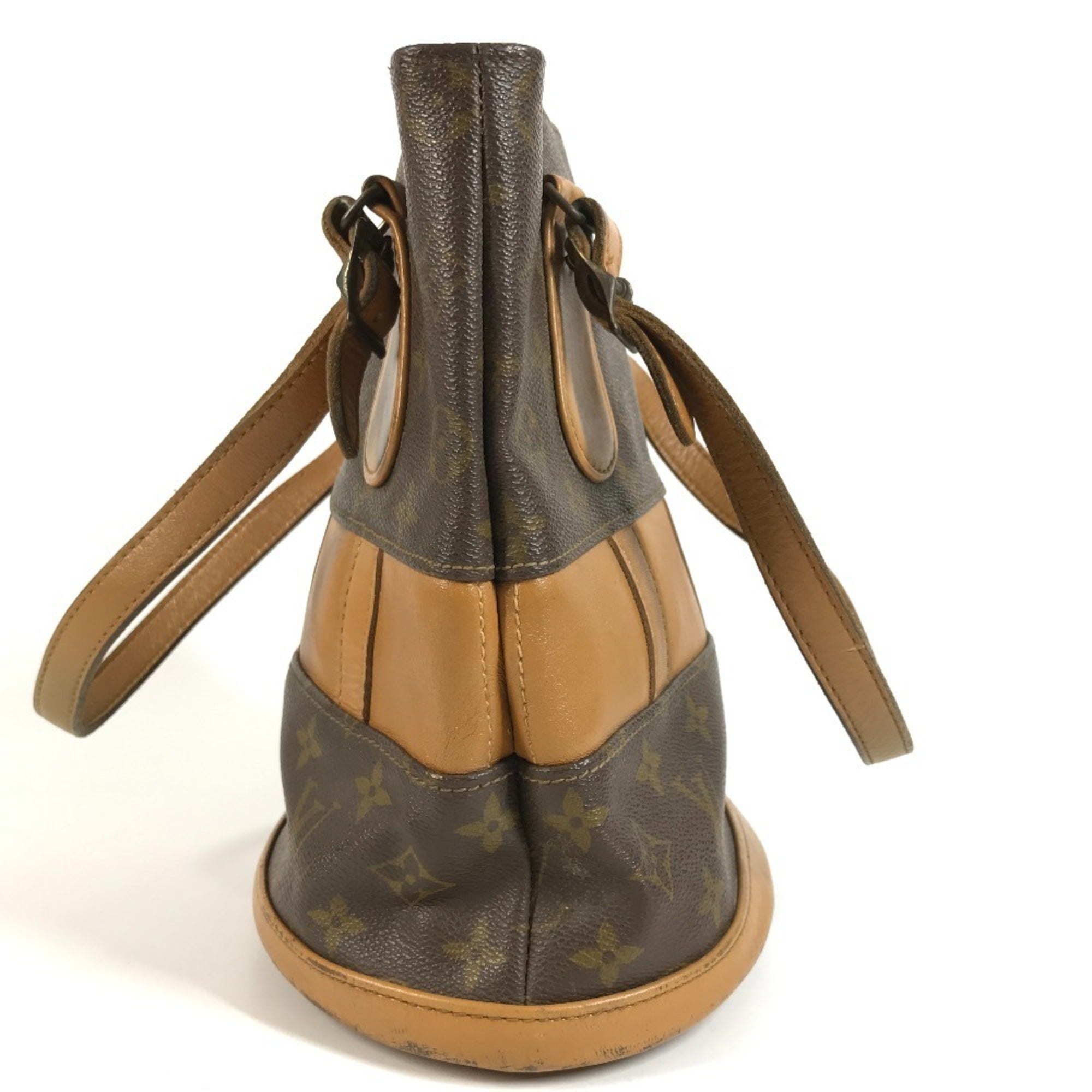 Louis Vuitton Brown Monogram Handbag Shoulder Bag Tote Bag (Pre-Owned)