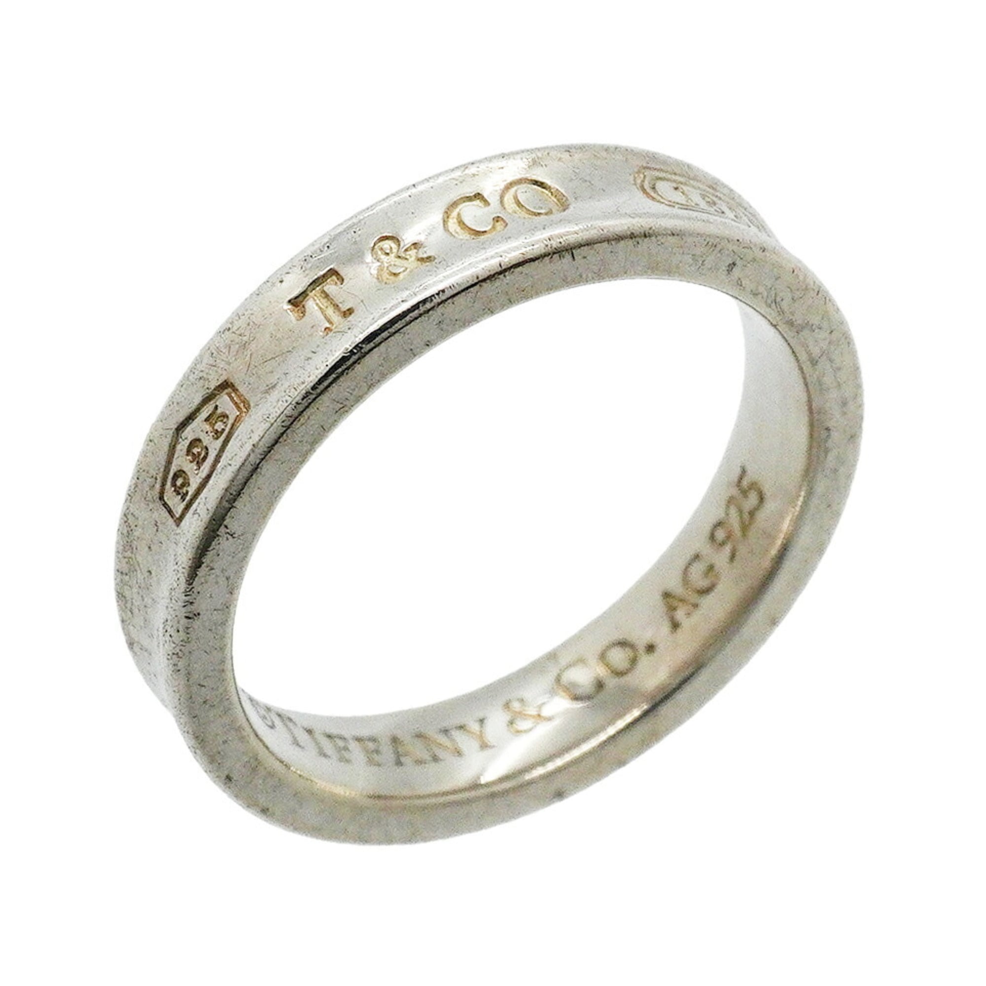 Tiffany Silver 925 Band Ring (Pre-Owned)