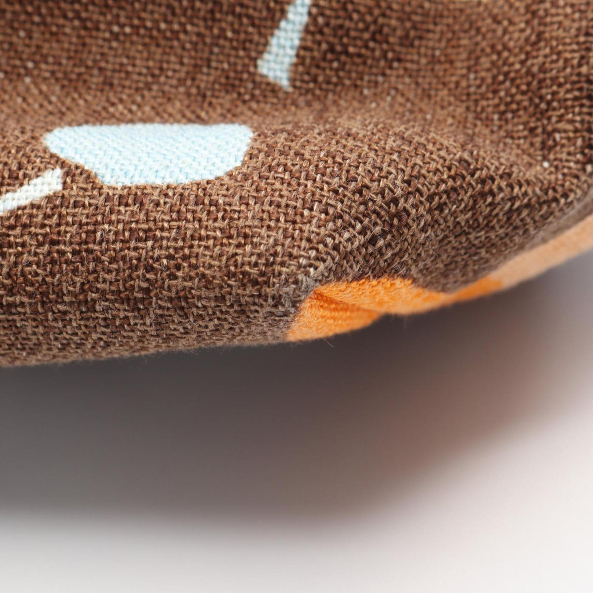 Miu Miu Brown Multi-Color Canvas Leather Handbag Tote Bag (Pre-Owned)