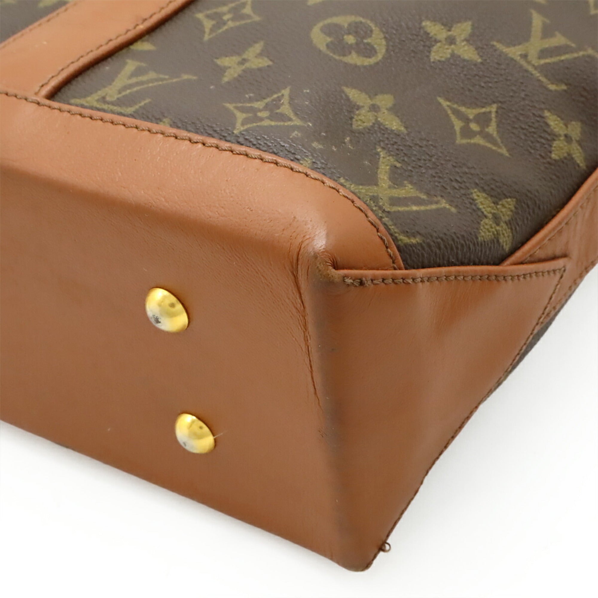 Louis Vuitton Brown Monogram Canvas Pvc Coated Canvas Shoulder Bag Tote Bag (Pre-Owned)