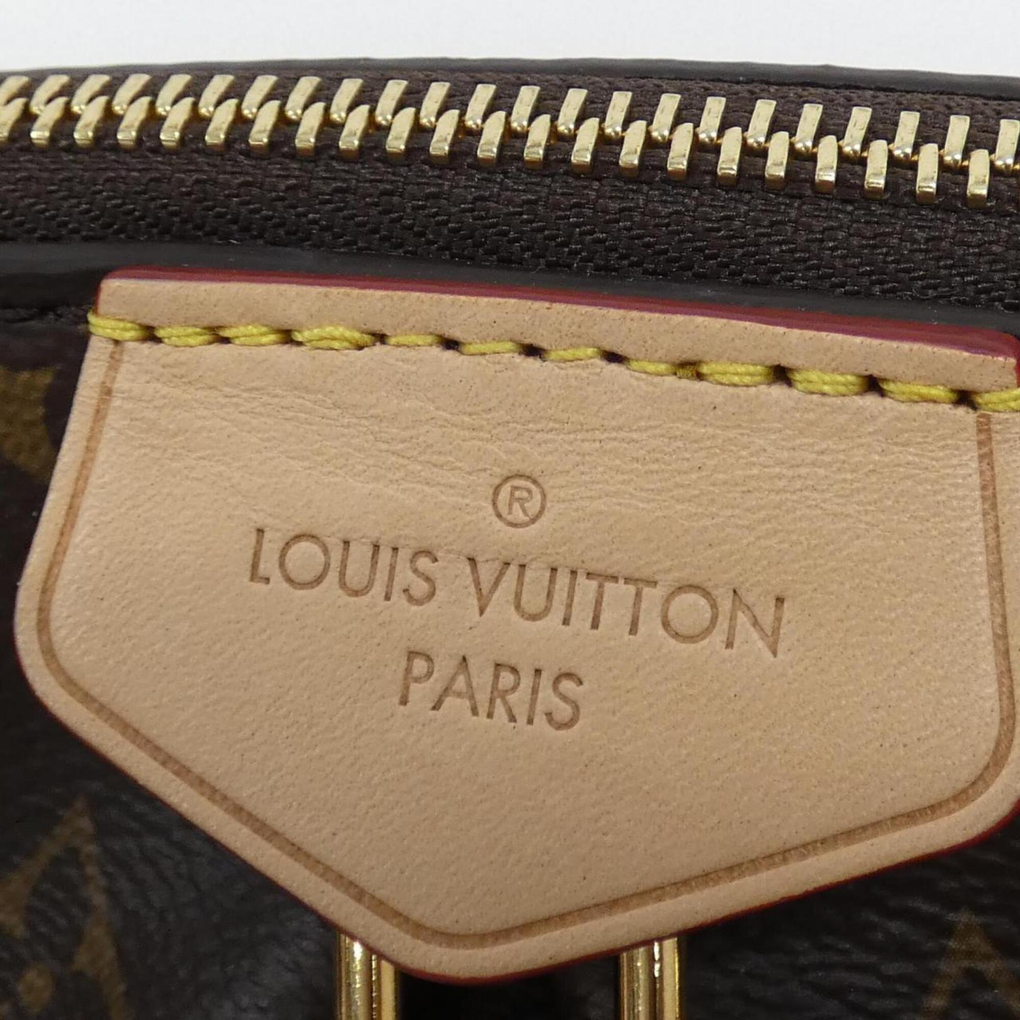 Louis Vuitton Marron Coated Canvas Handbag (Pre-Owned)