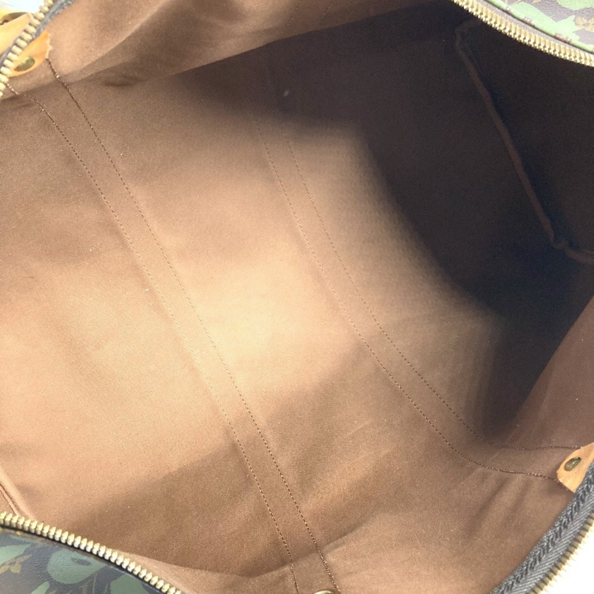 Louis Vuitton Monogram Graffiti Brown Khaki Monogram Graffiti Boston Bag Handbag (Pre-Owned)
