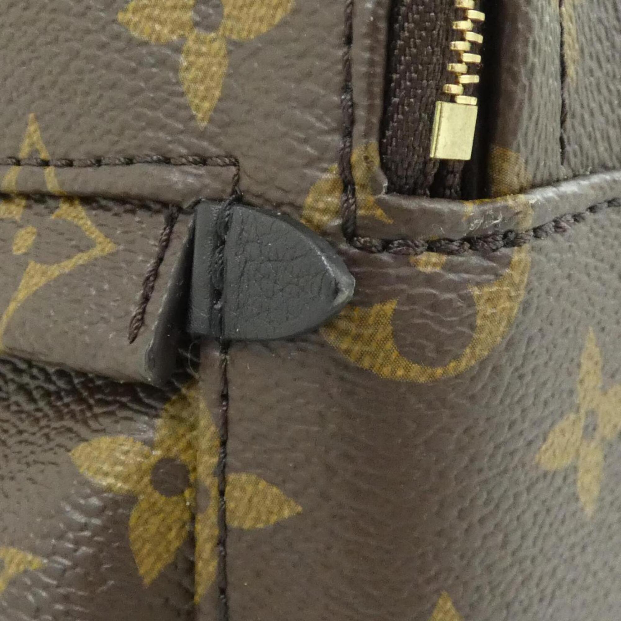 Louis Vuitton Monogram Marron Coated Canvas Backpack (Pre-Owned)