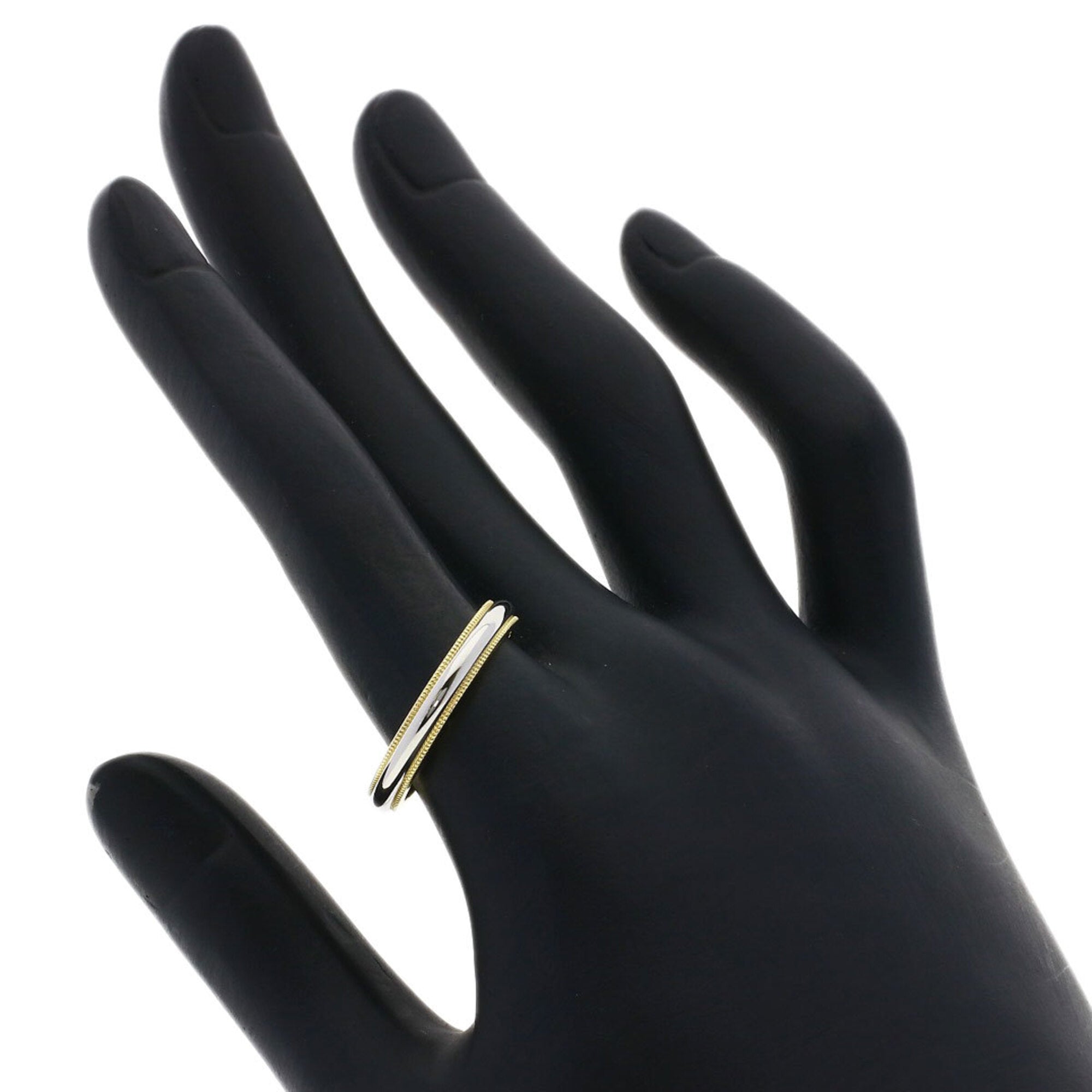 Tiffany Yellow Gold (18K) Platinum 950 Band Ring (Pre-Owned)