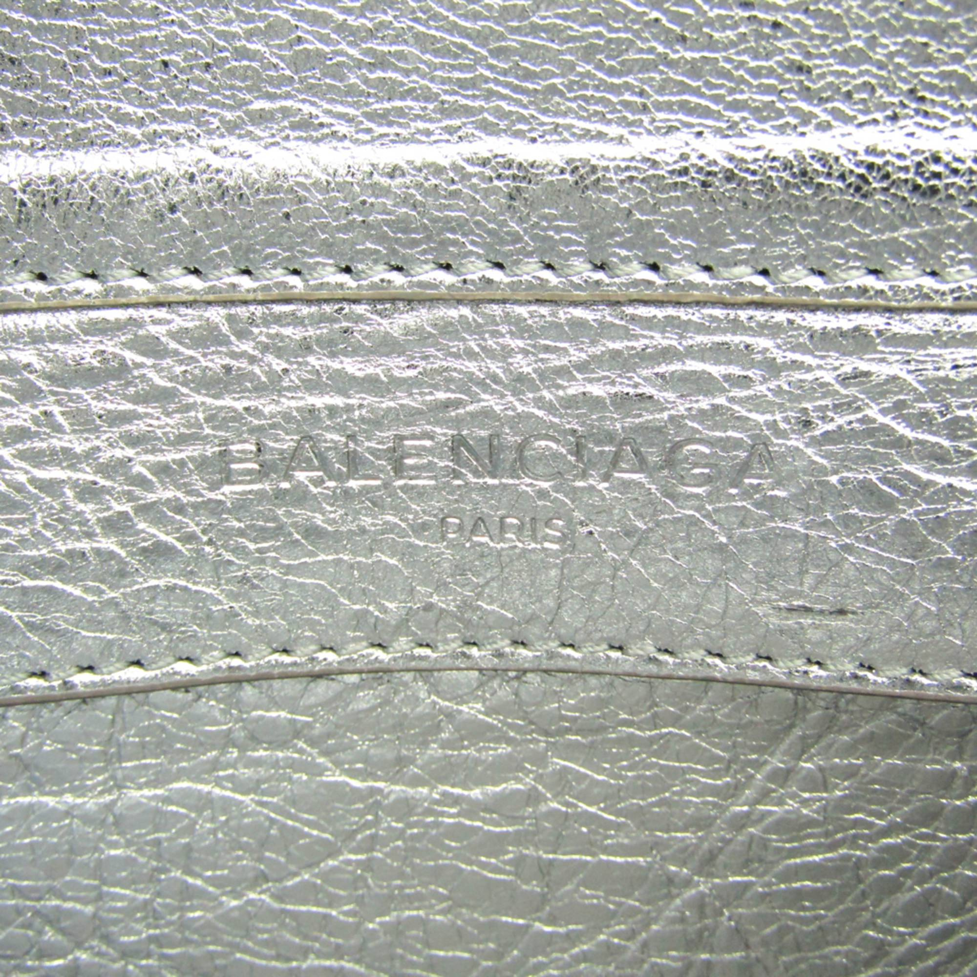Balenciaga Silver Leather Shoulder Bag (Pre-Owned)
