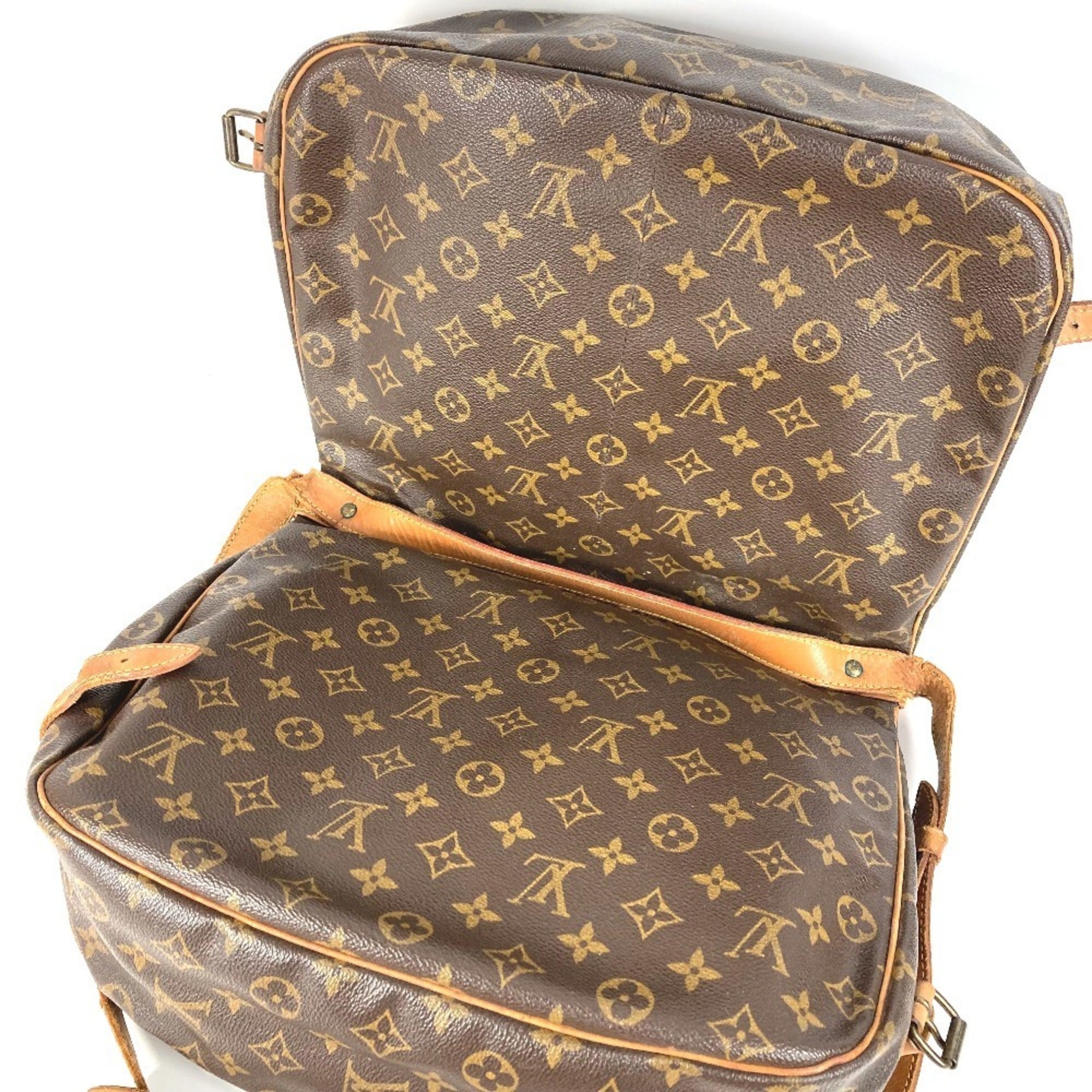 Louis Vuitton Brown Galle Monogram Monogram Handbag Shoulder Bag (Pre-Owned)