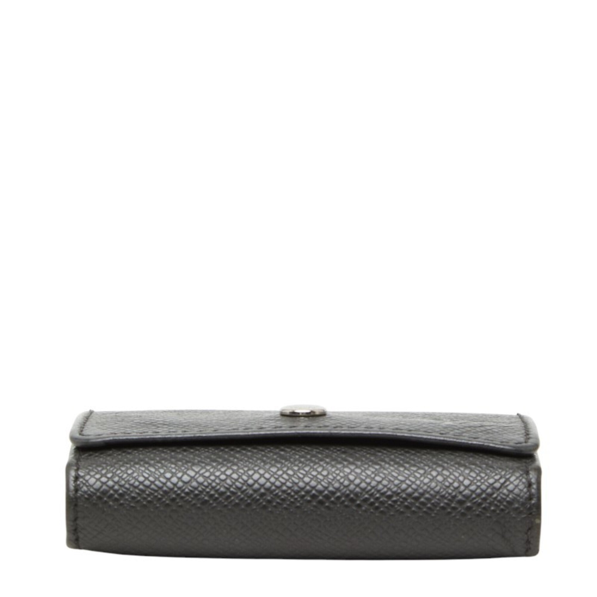 Louis Vuitton Ardoise Black Leather Coin Purse/Coin Case (Pre-Owned)