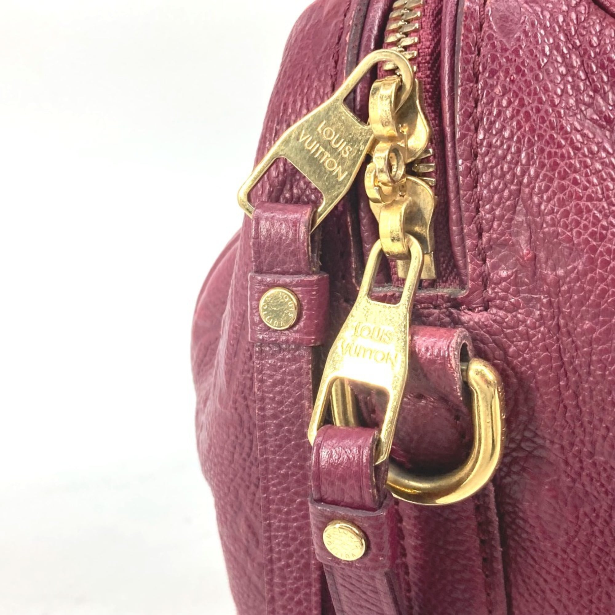 Louis Vuitton Aurore Monogram Empreinte Boston Bag Handbag Shoulder Bag (Pre-Owned)