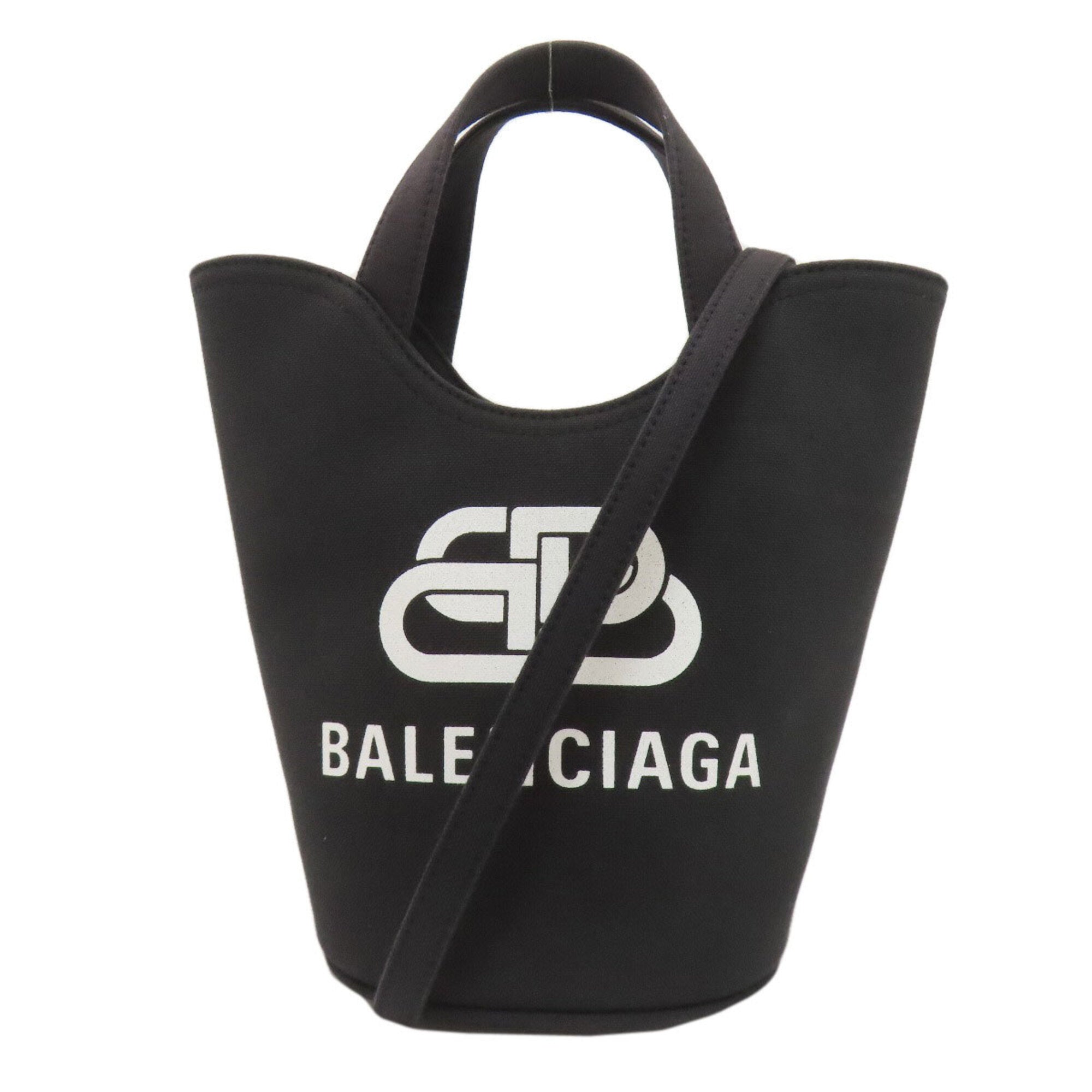Balenciaga Black Canvas Handbag (Pre-Owned)