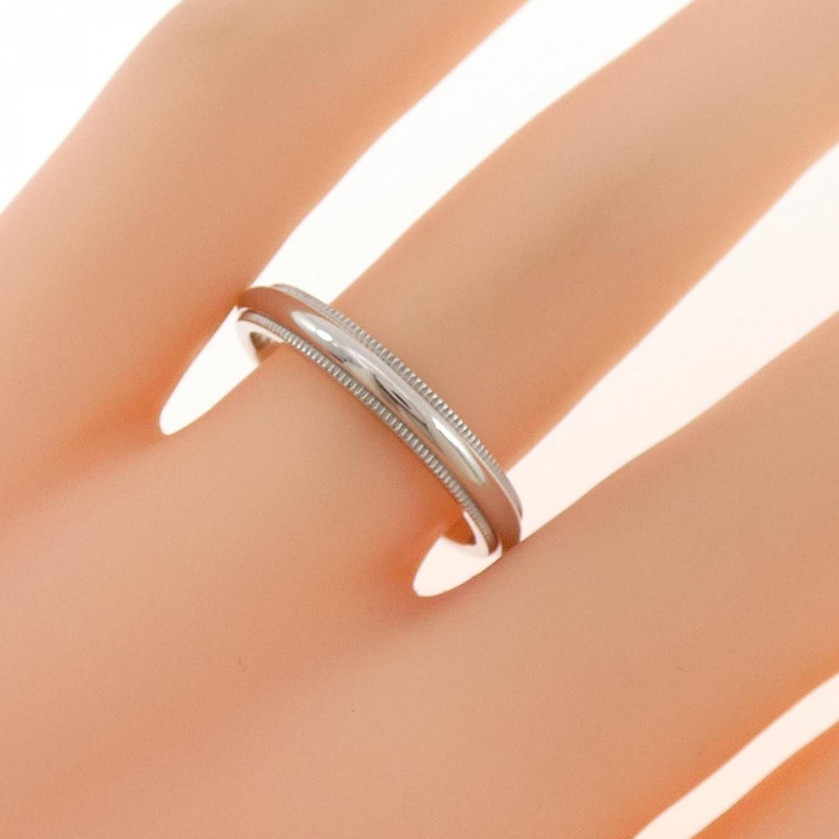 Tiffany Platinum 950 Band Ring (Pre-Owned)