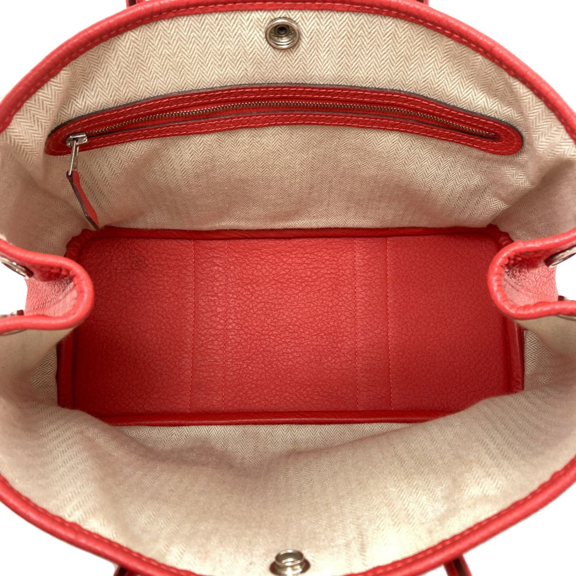 Hermes Garden Pink Negonda Leather Handbag (Pre-Owned)