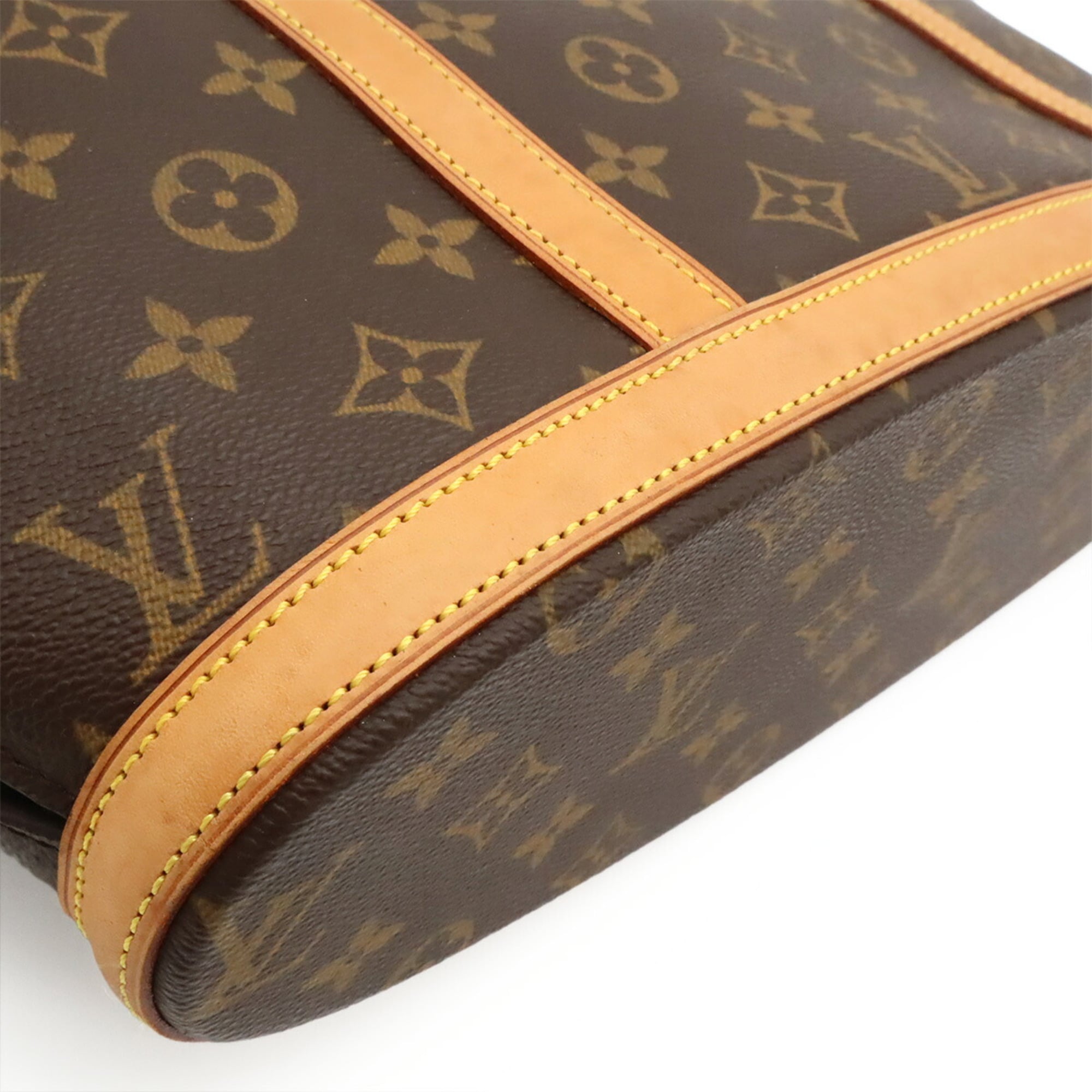Louis Vuitton Brown Monogram Canvas Shoulder Bag Tote Bag (Pre-Owned)