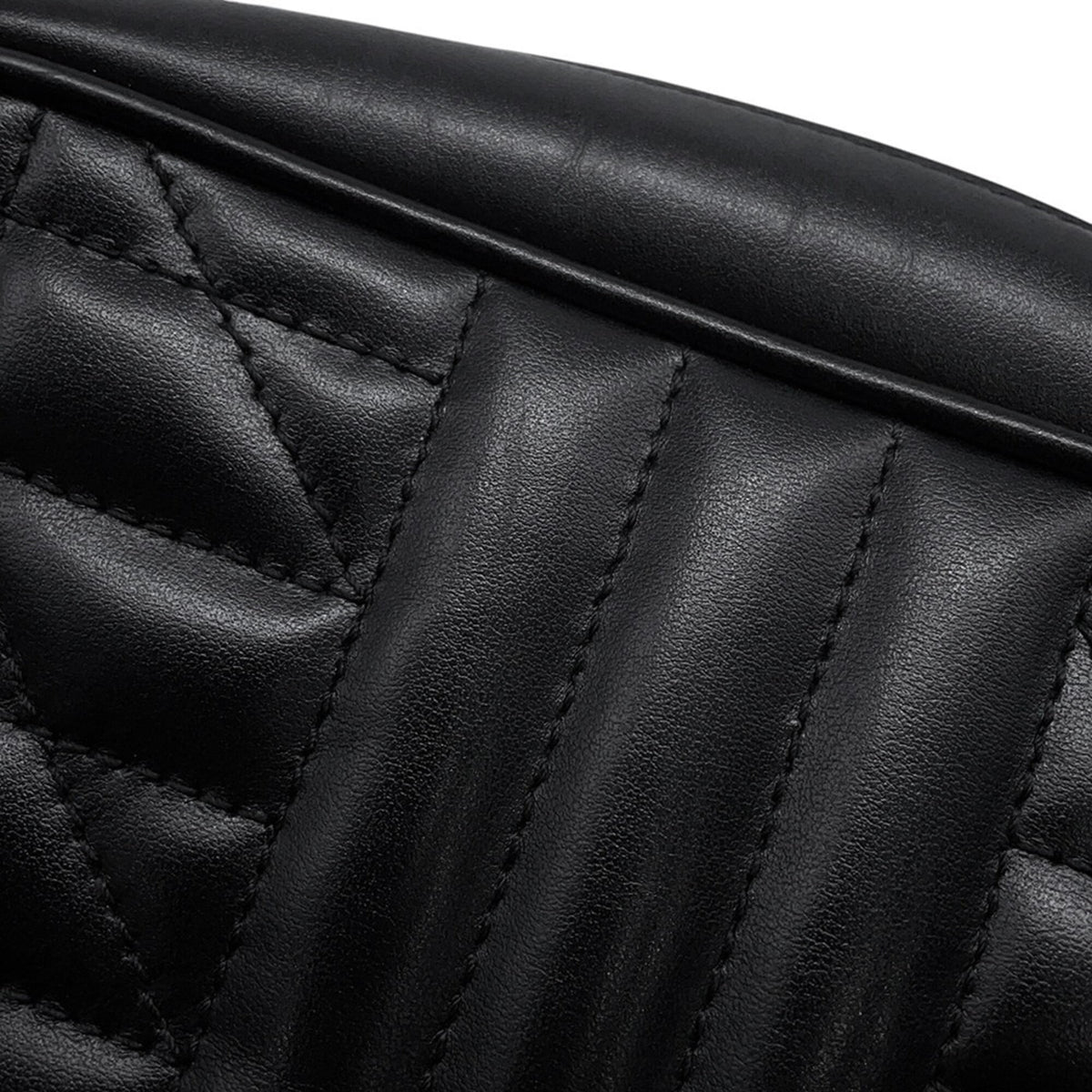 Gucci Black Leather Handbag Shoulder Bag (Pre-Owned)
