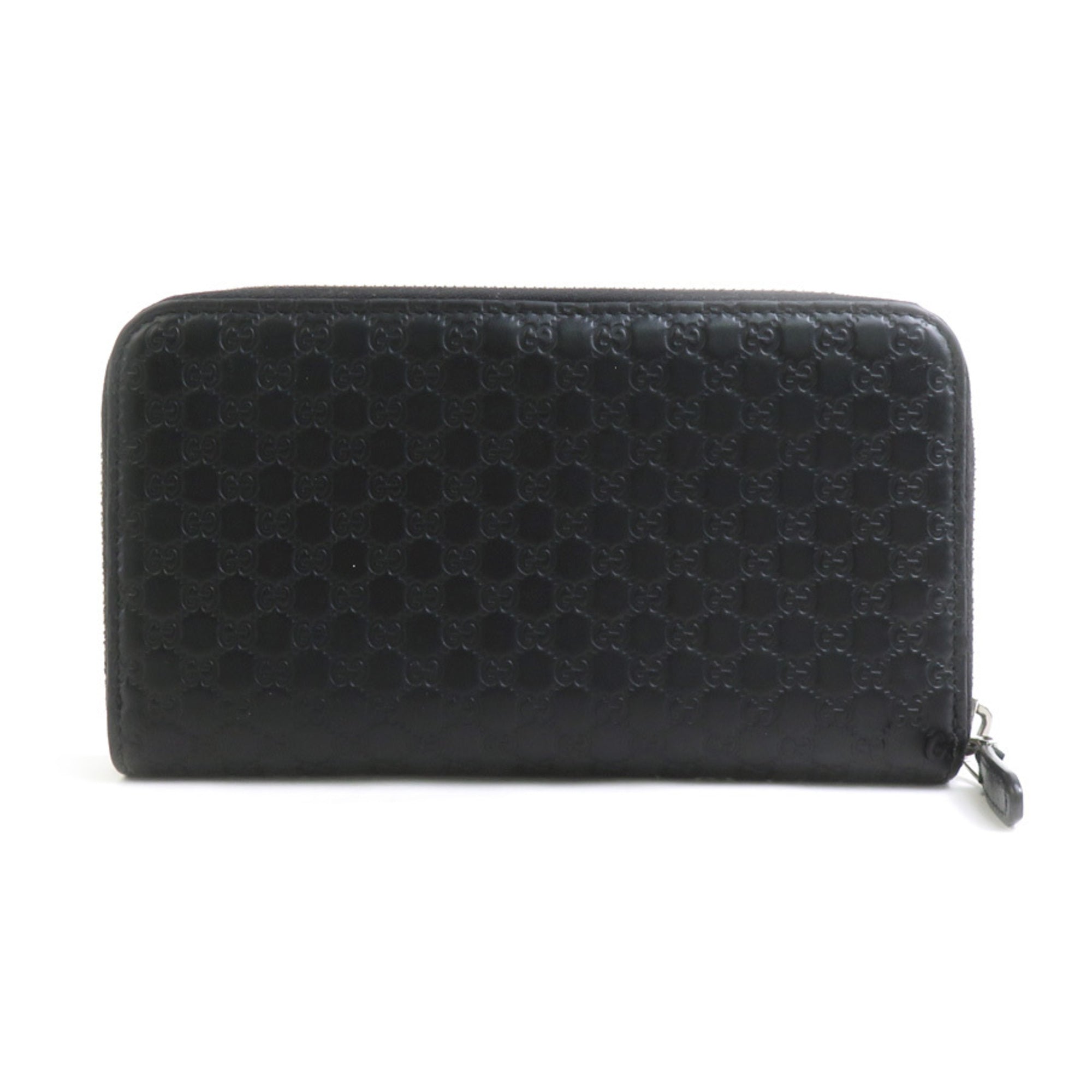 Gucci Black Leather Long Wallet (Bi-Fold) (Pre-Owned)