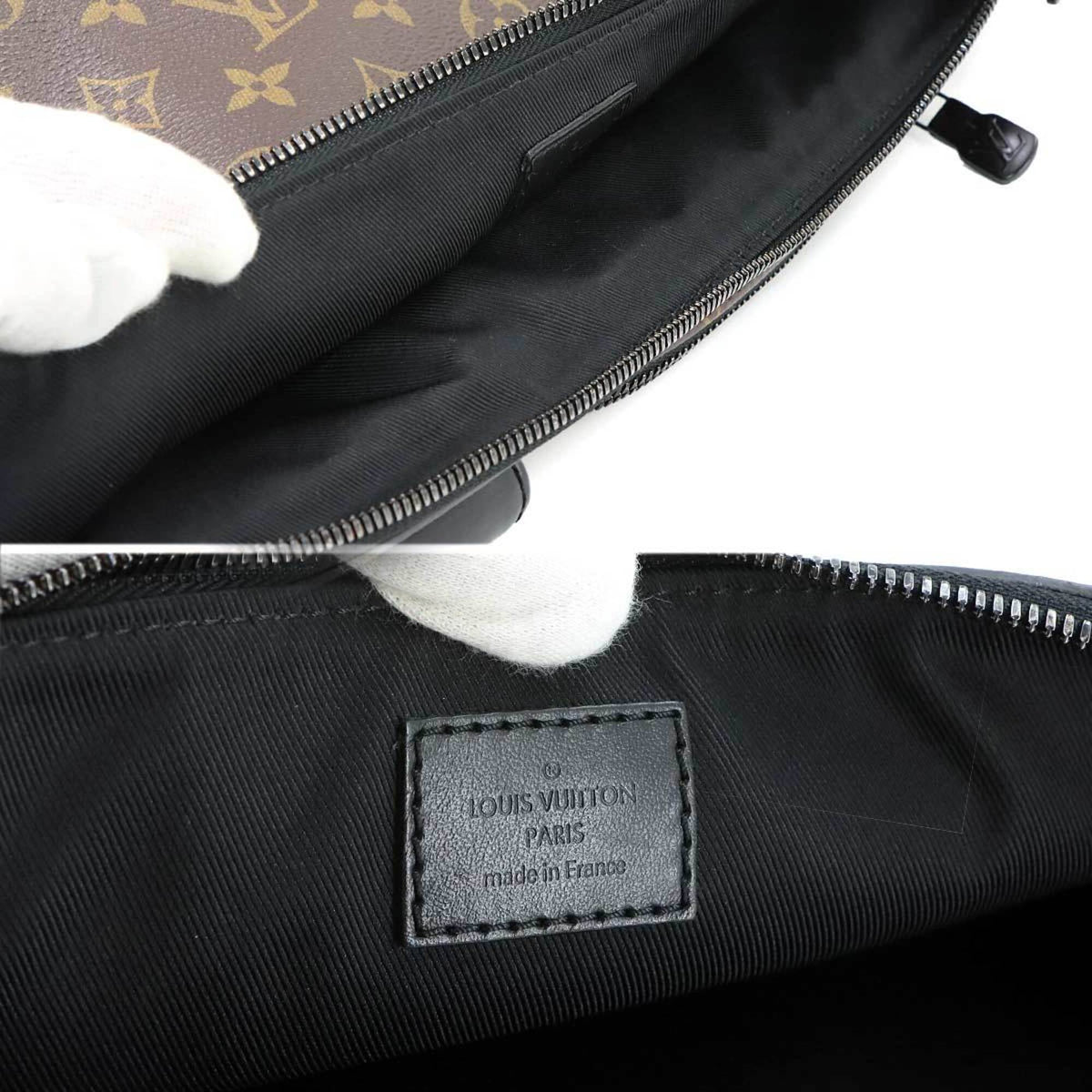 Louis Vuitton Black Monogram Macassar Monogram Fanny Pack Sling Bag (Pre-Owned)
