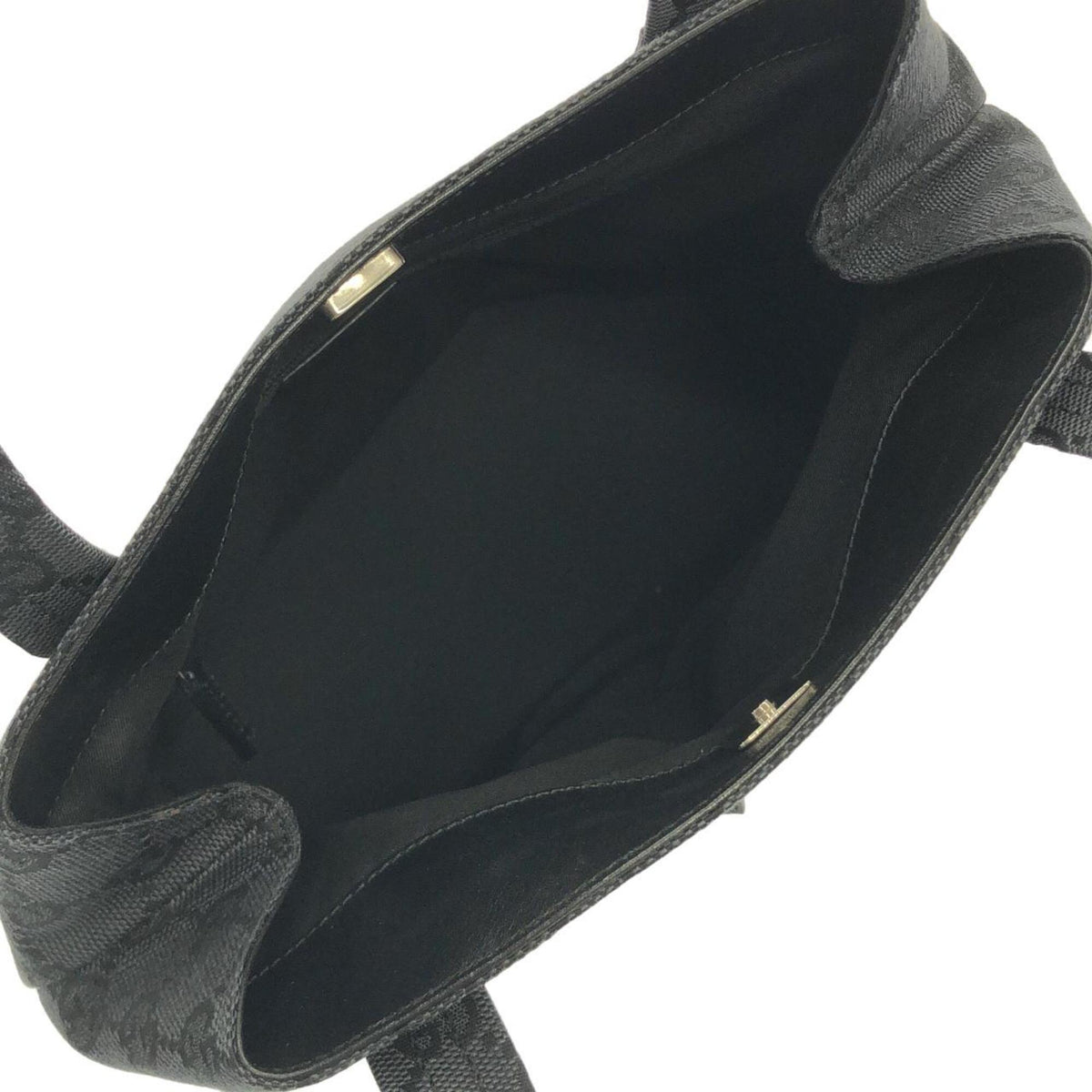 Gucci Black Gg Canvas Handbag (Pre-Owned)