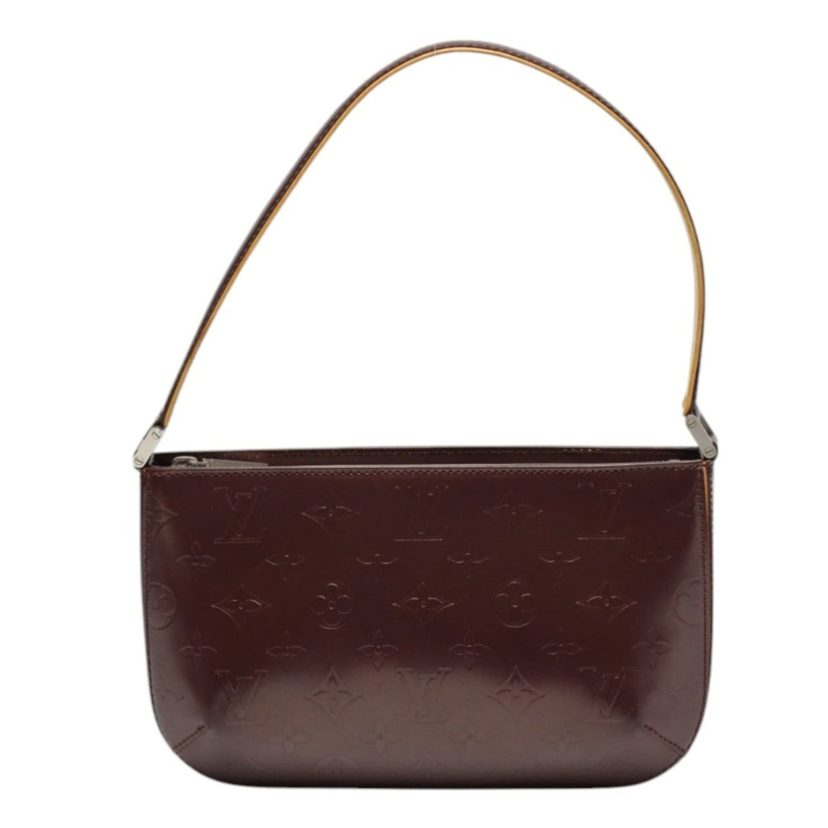 Louis Vuitton Monogram Red Color Violet Monogram Mat Handbag (Pre-Owned)