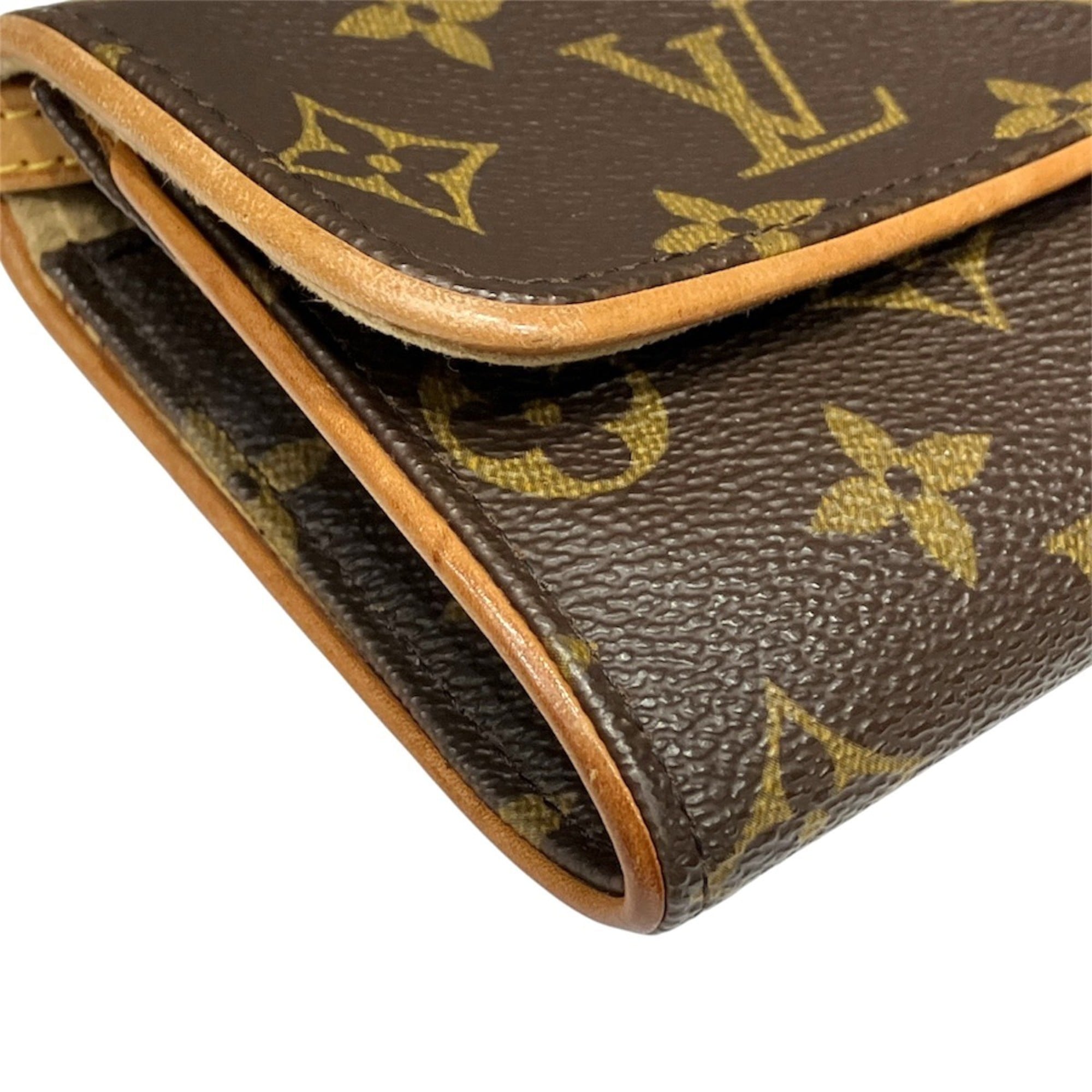 Louis Vuitton Brown Pvc Pochette Shoulder Bag (Pre-Owned)