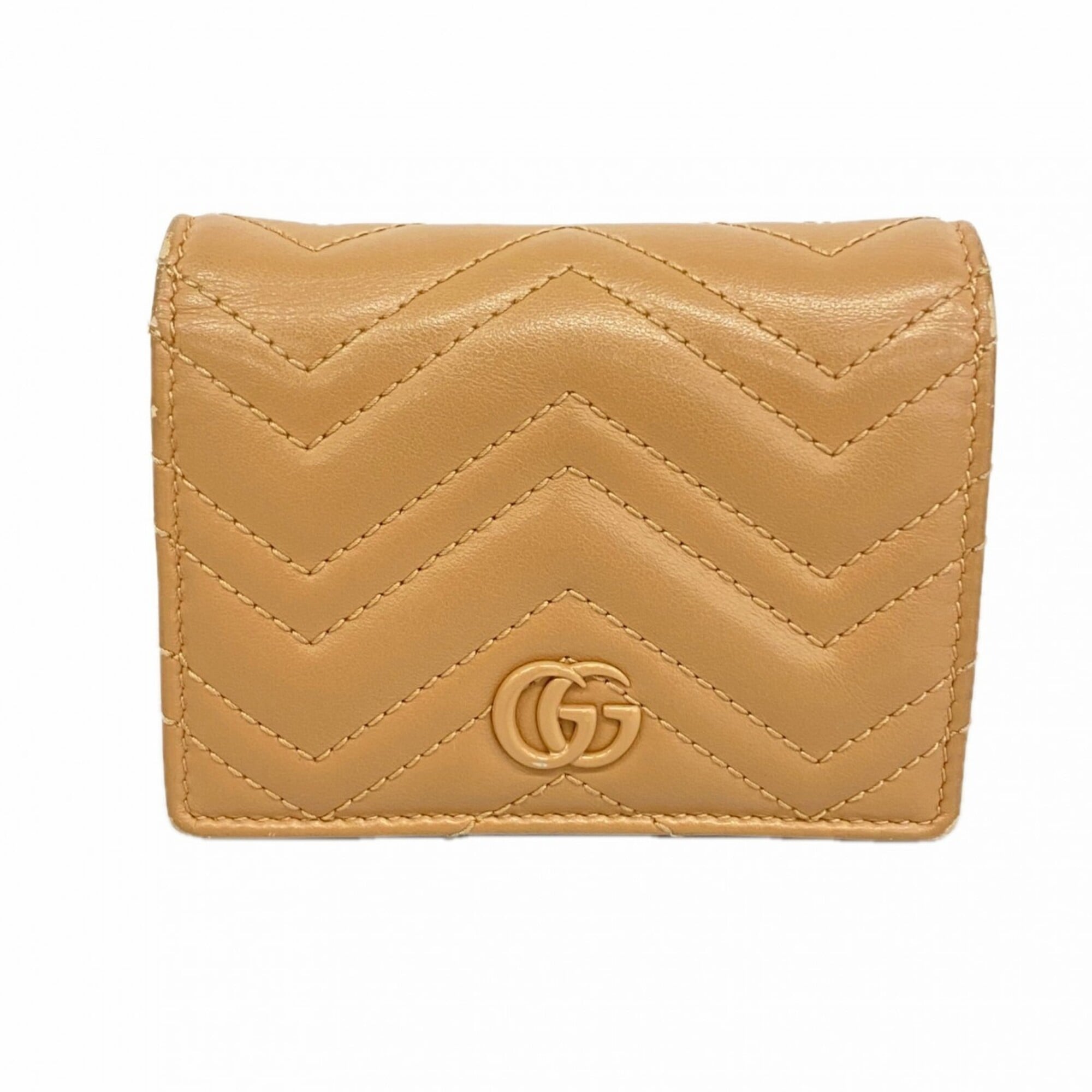 Gucci Brown Leather Wallet (Bi-Fold) (Pre-Owned)