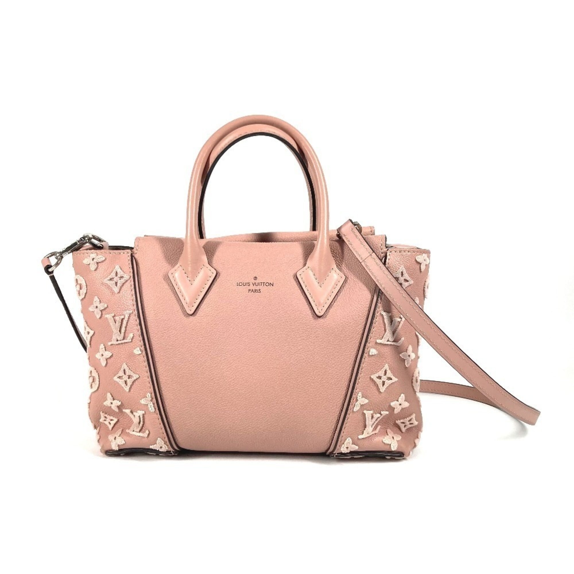 Louis Vuitton Magnolia Pink Leather Handbag Shoulder Bag Tote Bag (Pre-Owned)