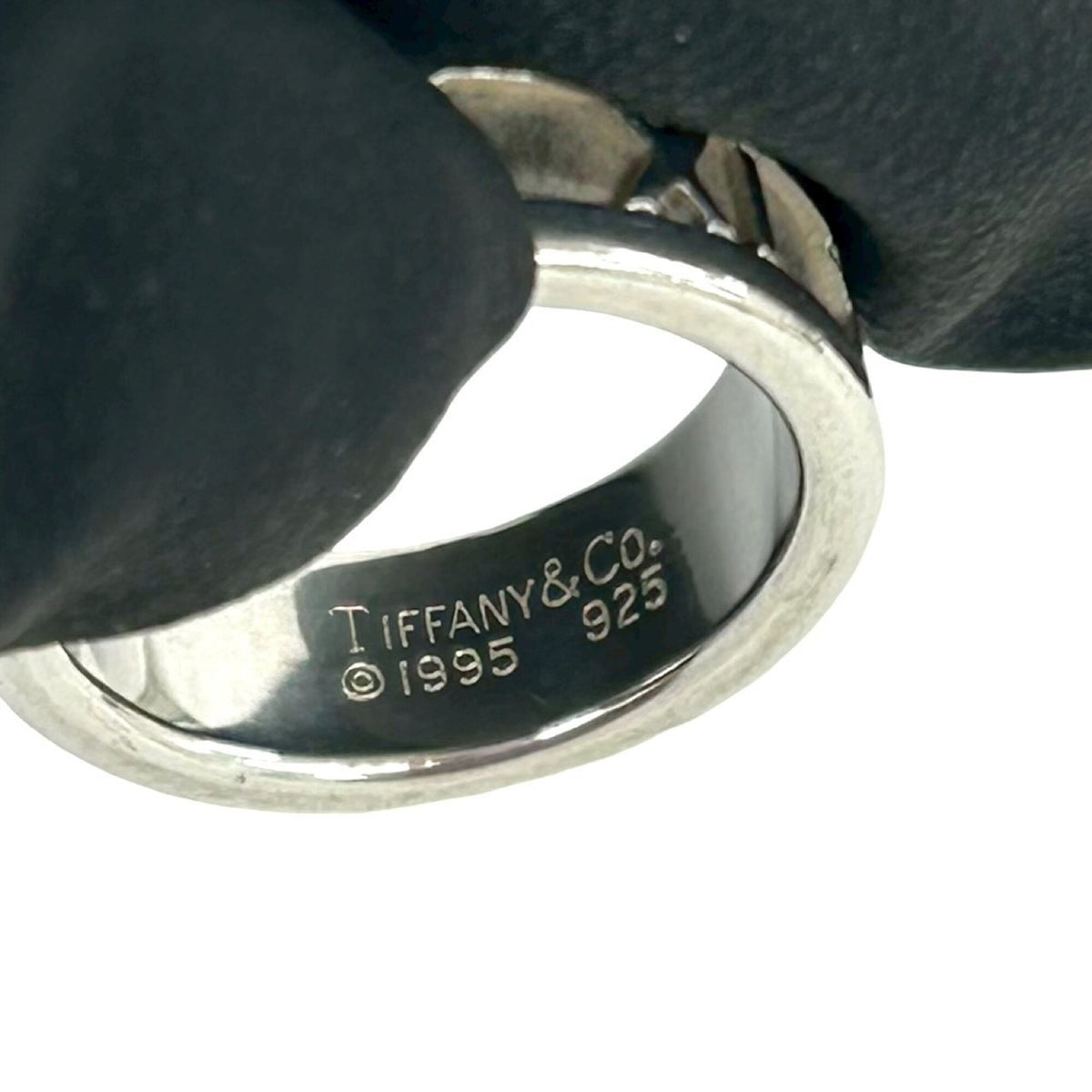 Tiffany Silver Silver 925 Band Ring (Pre-Owned)