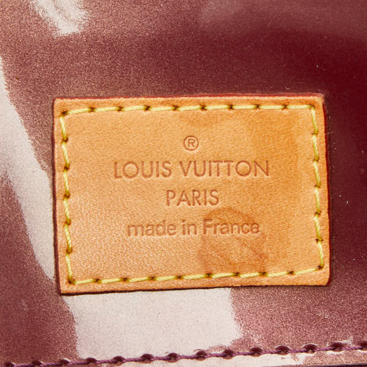 Louis Vuitton Amarante Purple Patent Leather Leather Handbag (Pre-Owned)