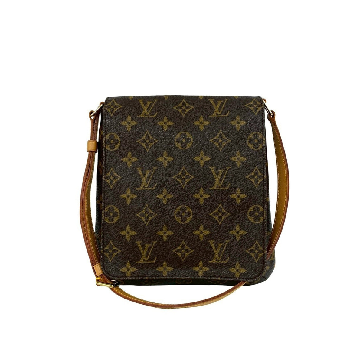 Louis Vuitton Brown Leather Pvc Pochette Shoulder Bag (Pre-Owned)