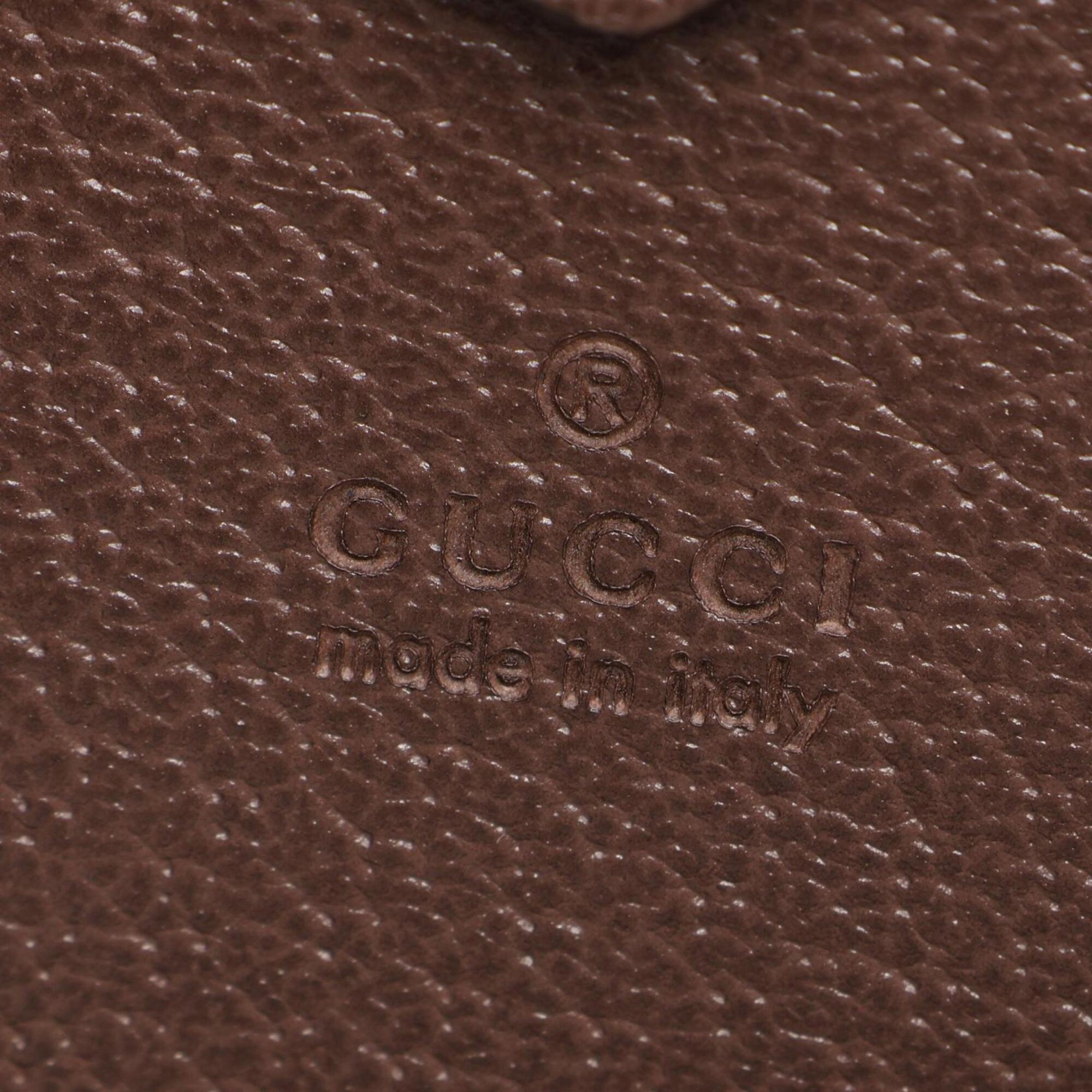 Gucci Beige Brown Pvc Leather Handbag Tote Bag (Pre-Owned)