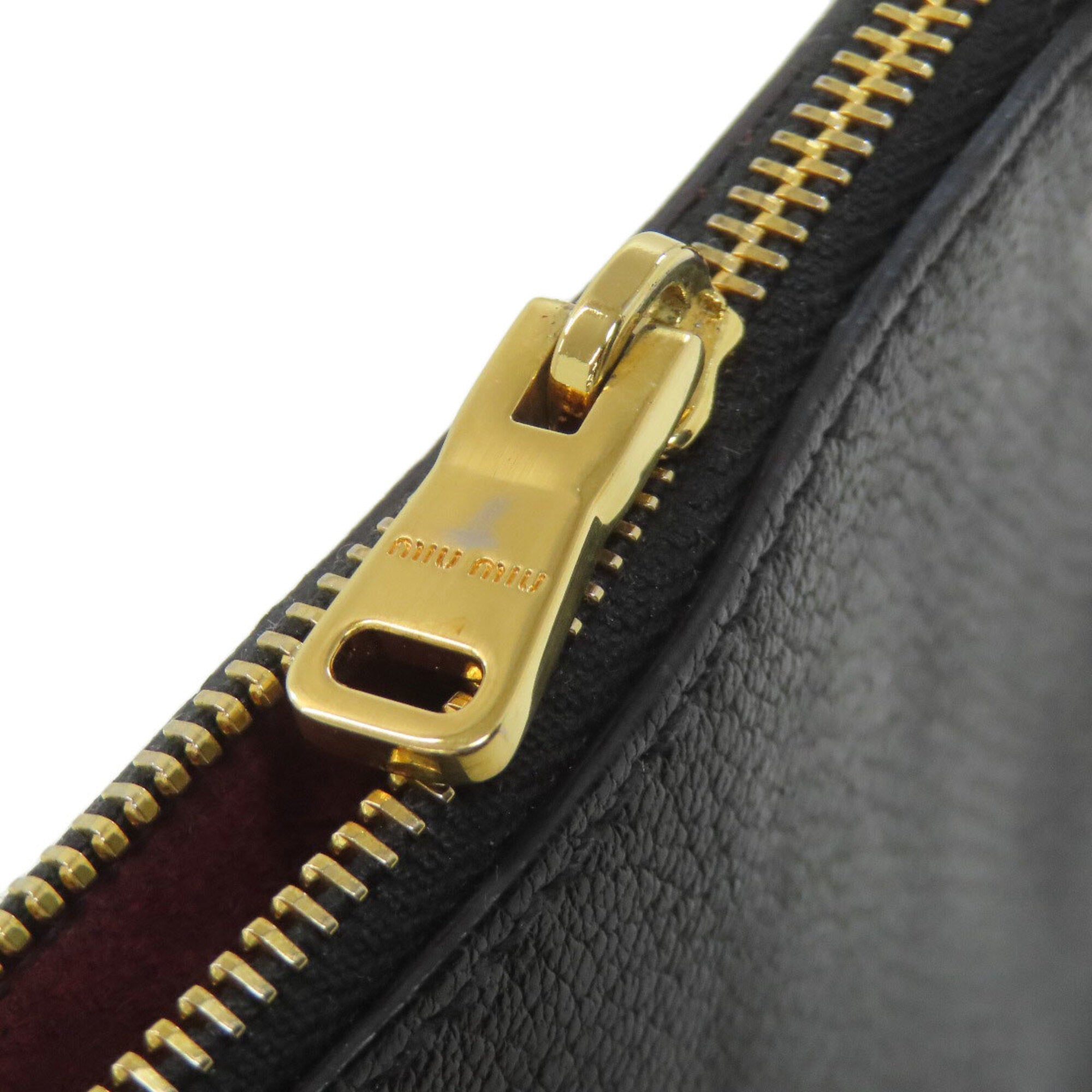 Miu Miu Black Leather Tote Bag (Pre-Owned)